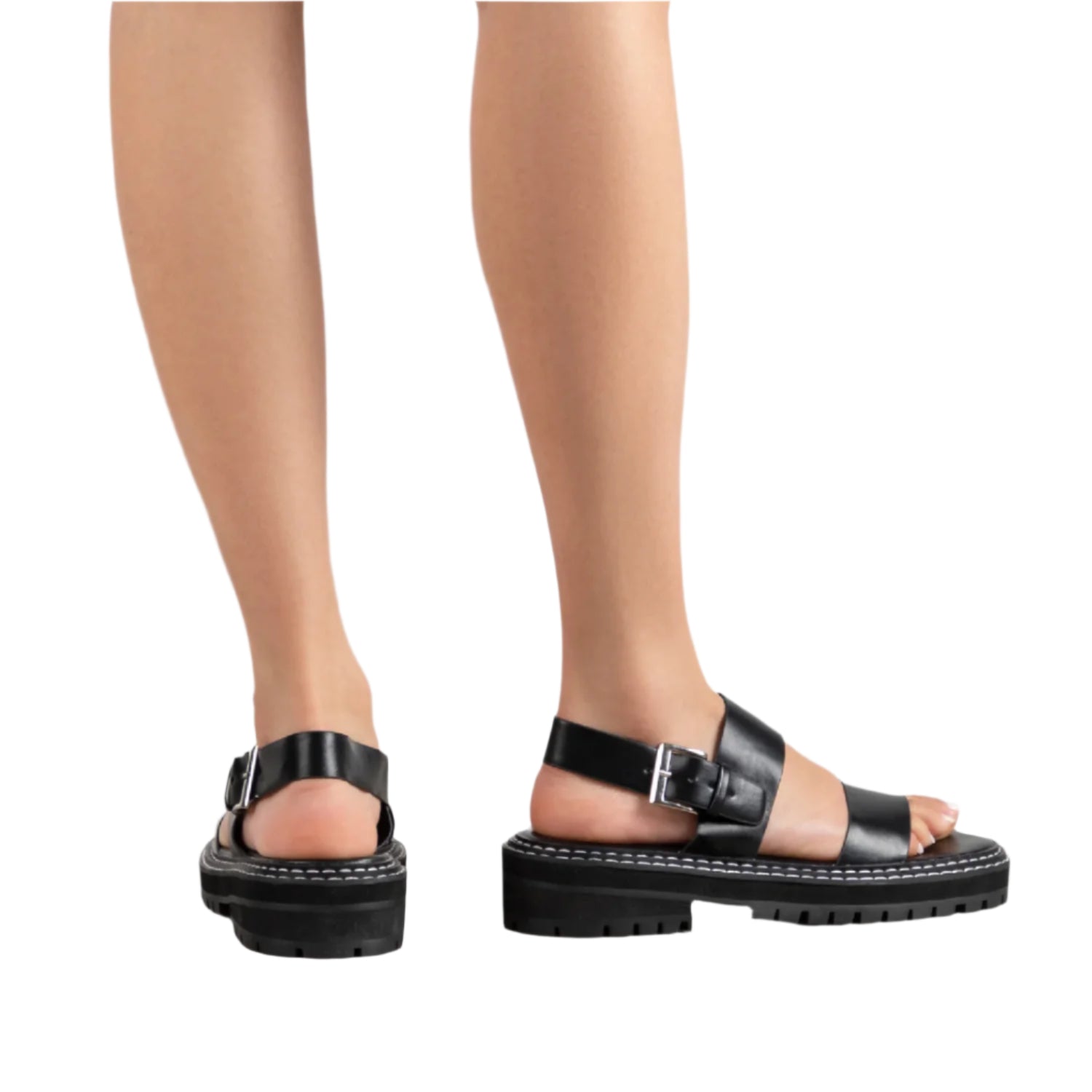 RAID Aditi Flat Sandal in Black