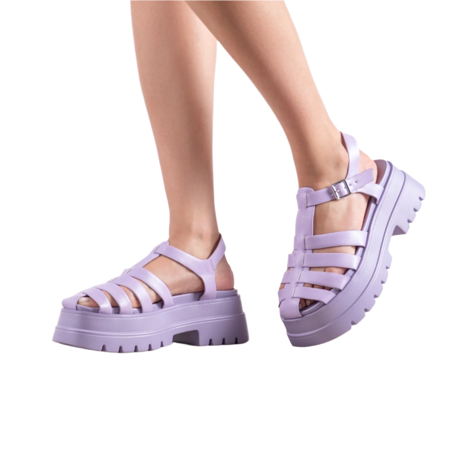 RAID Alaiya Fisherman Chunky Sandal in Lilac