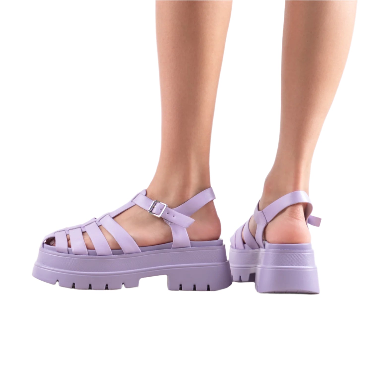 RAID Alaiya Fisherman Chunky Sandal in Lilac