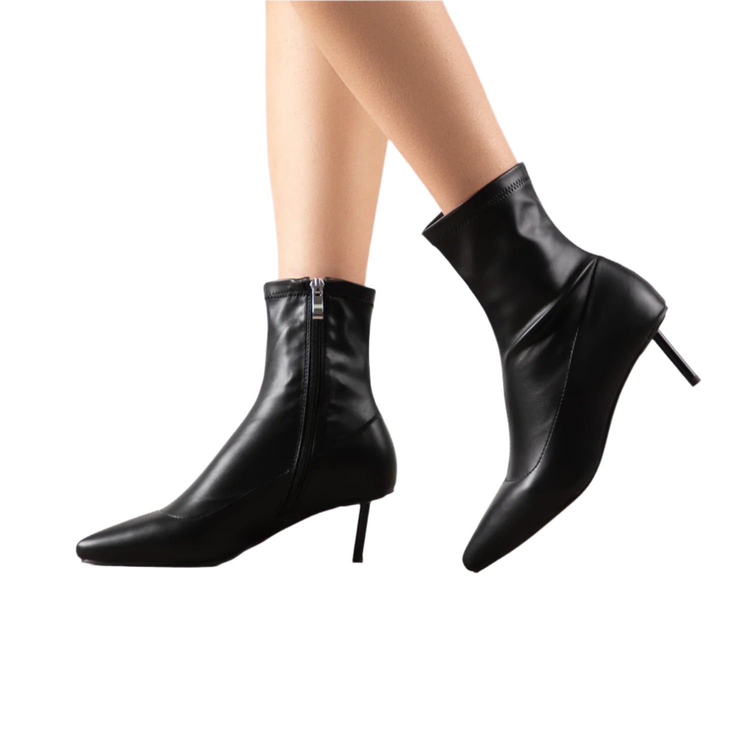 RAID Aletah Stiletto Ankle Boot in Black