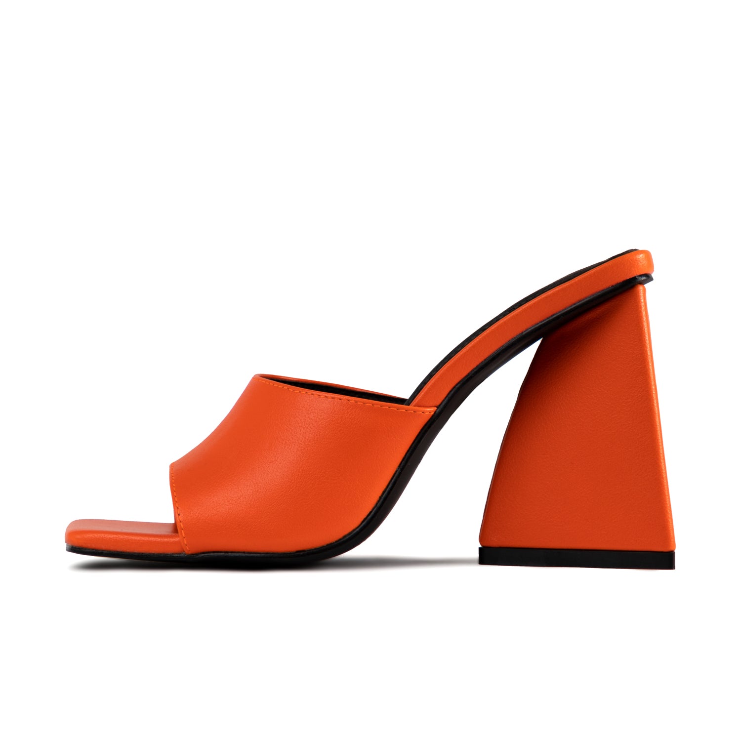 RAID Angel Heeled Mule in Orange