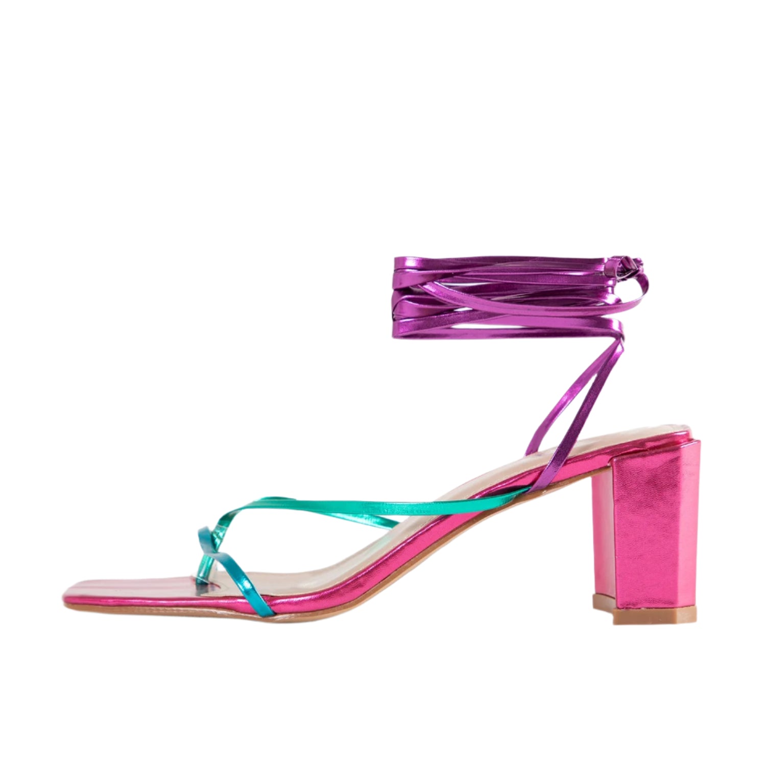 RAID Annelise Mid Block Heel Sandal