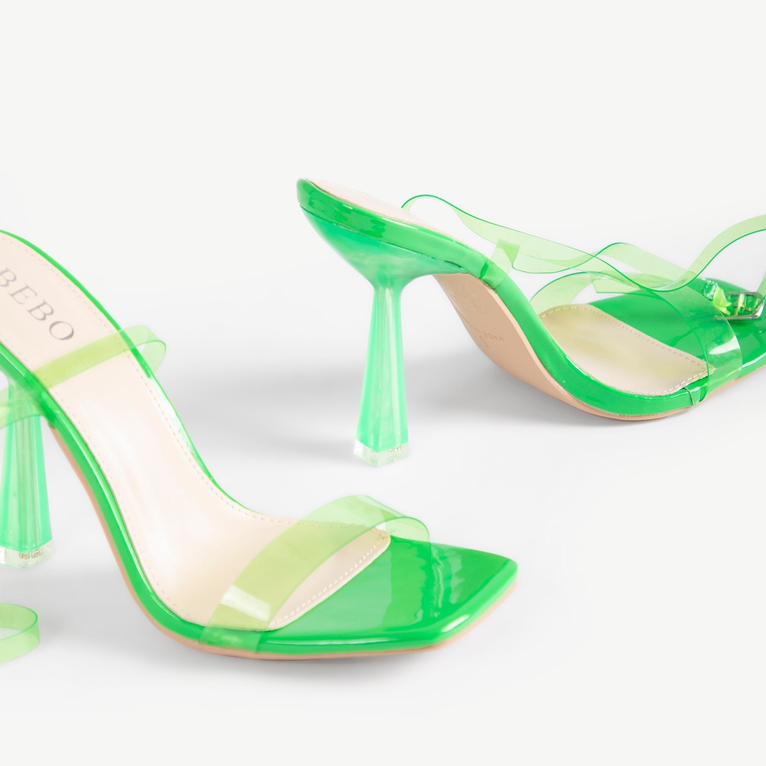 RAID BEBO Arabella Perspex Sandal in Green