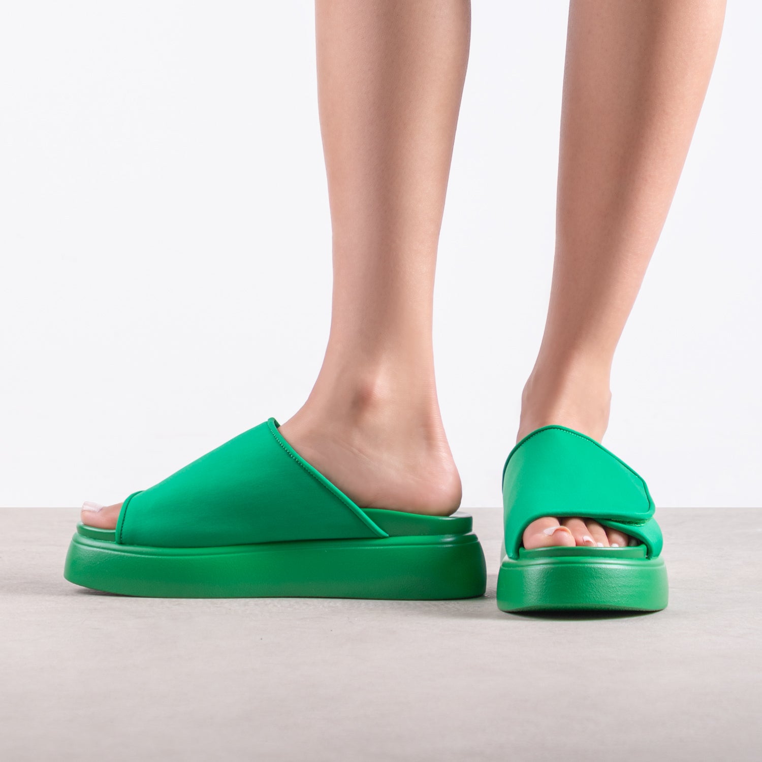 RAID Arvina Flatform Slider in Green Lycra