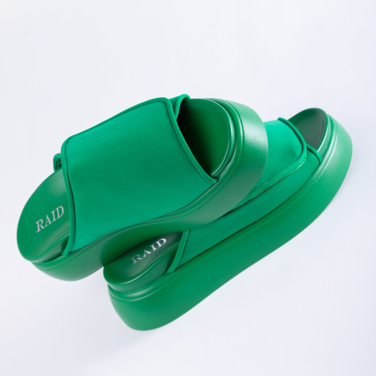 RAID Arvina Flatform Slider in Green Lycra