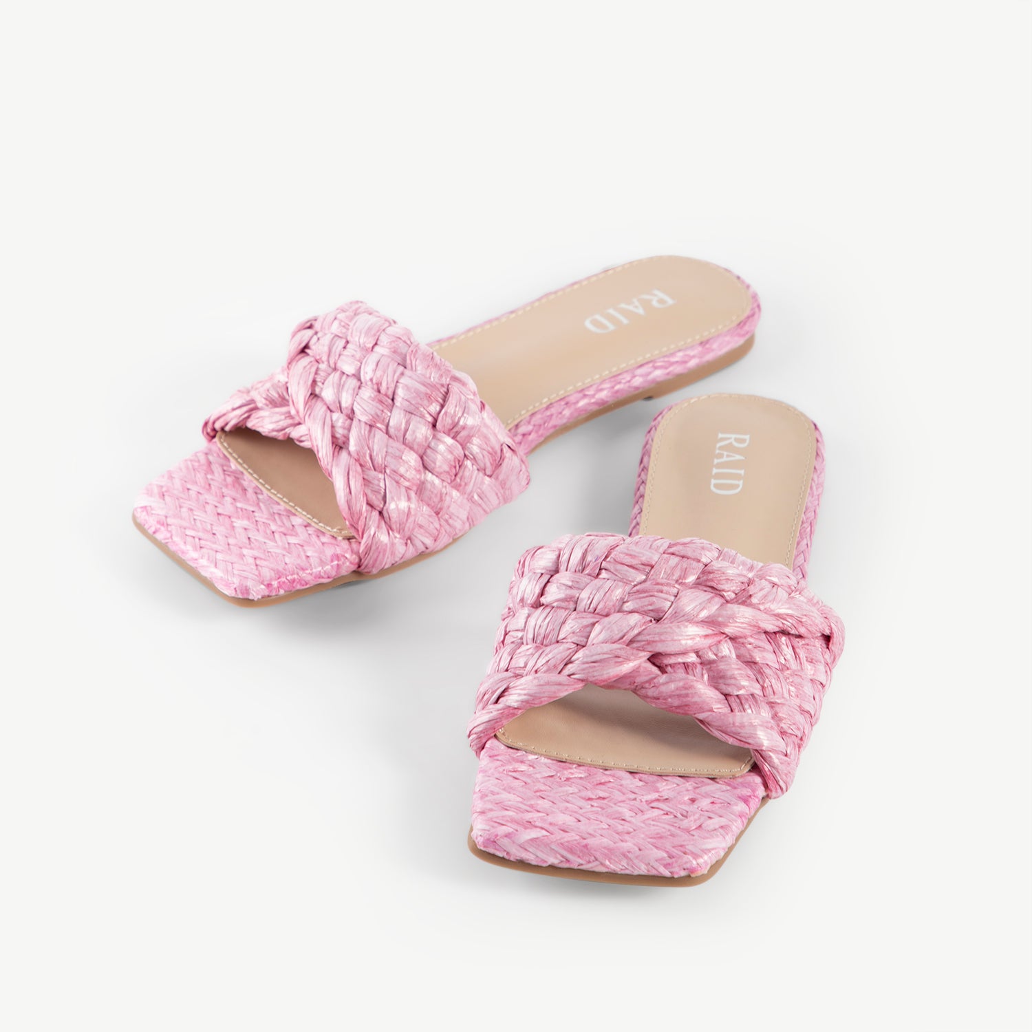 RAID Breezy Flat Mule in Pink