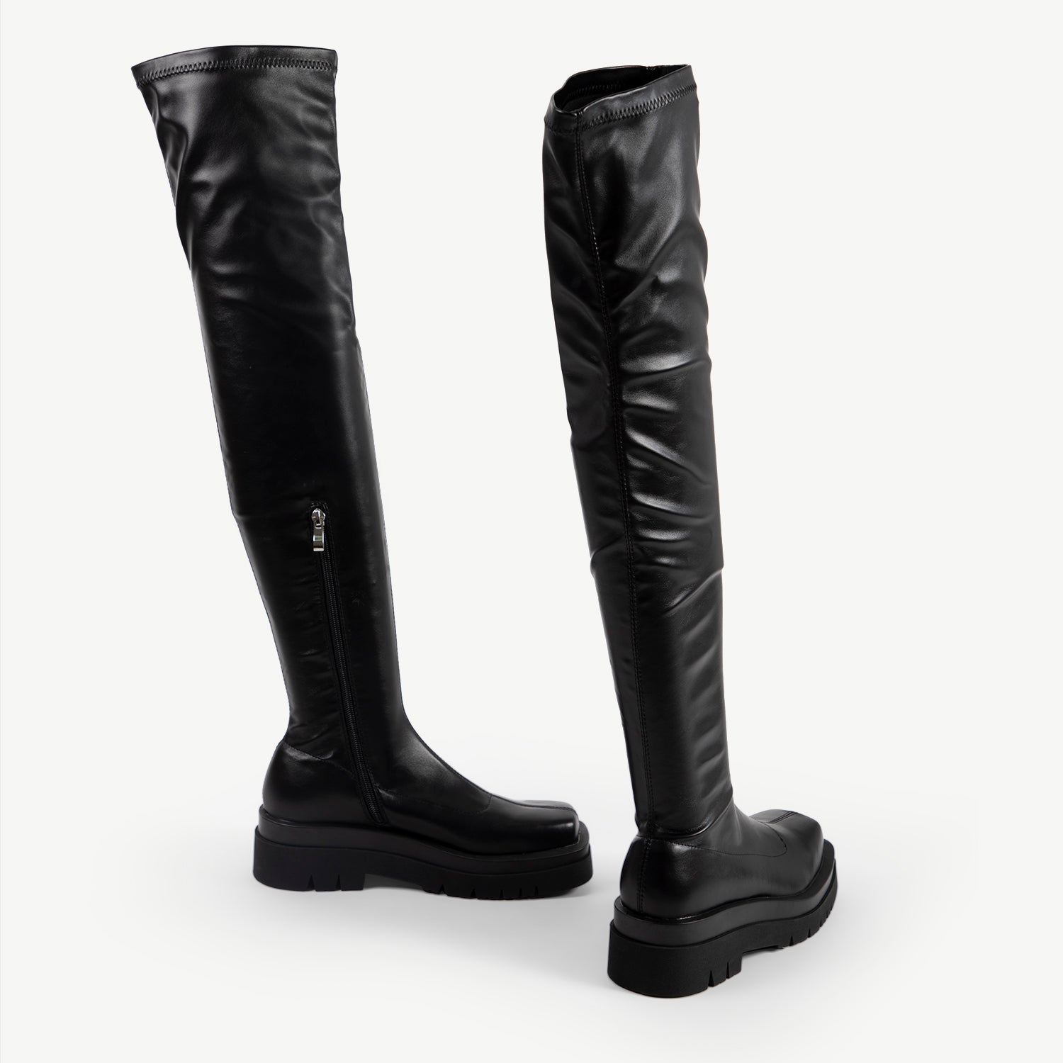 RAID Fabrizio Over the Knee Boot in Black