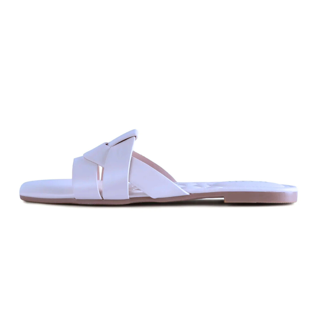 RAID Faylinn Flat Mule in White