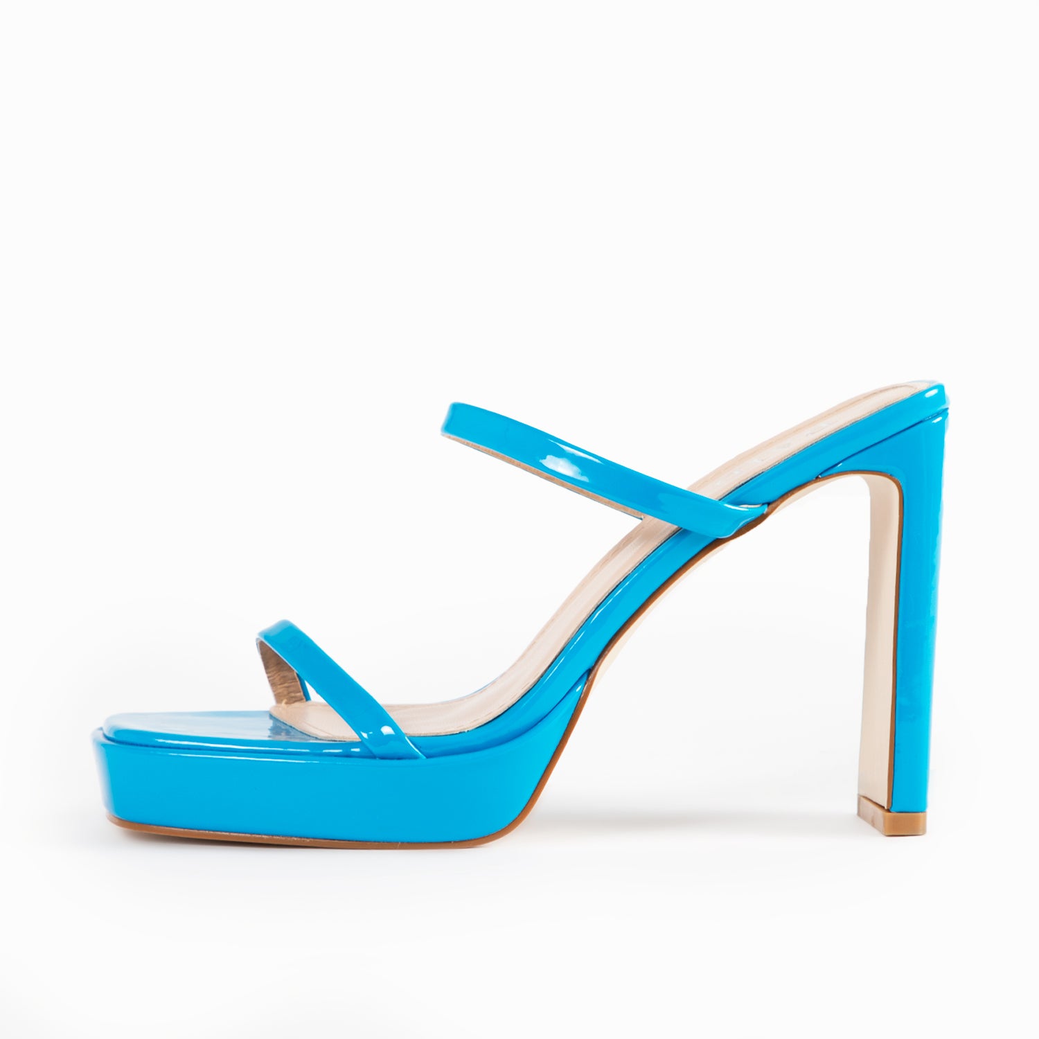 RAID Genica Heeled Mule in Blue