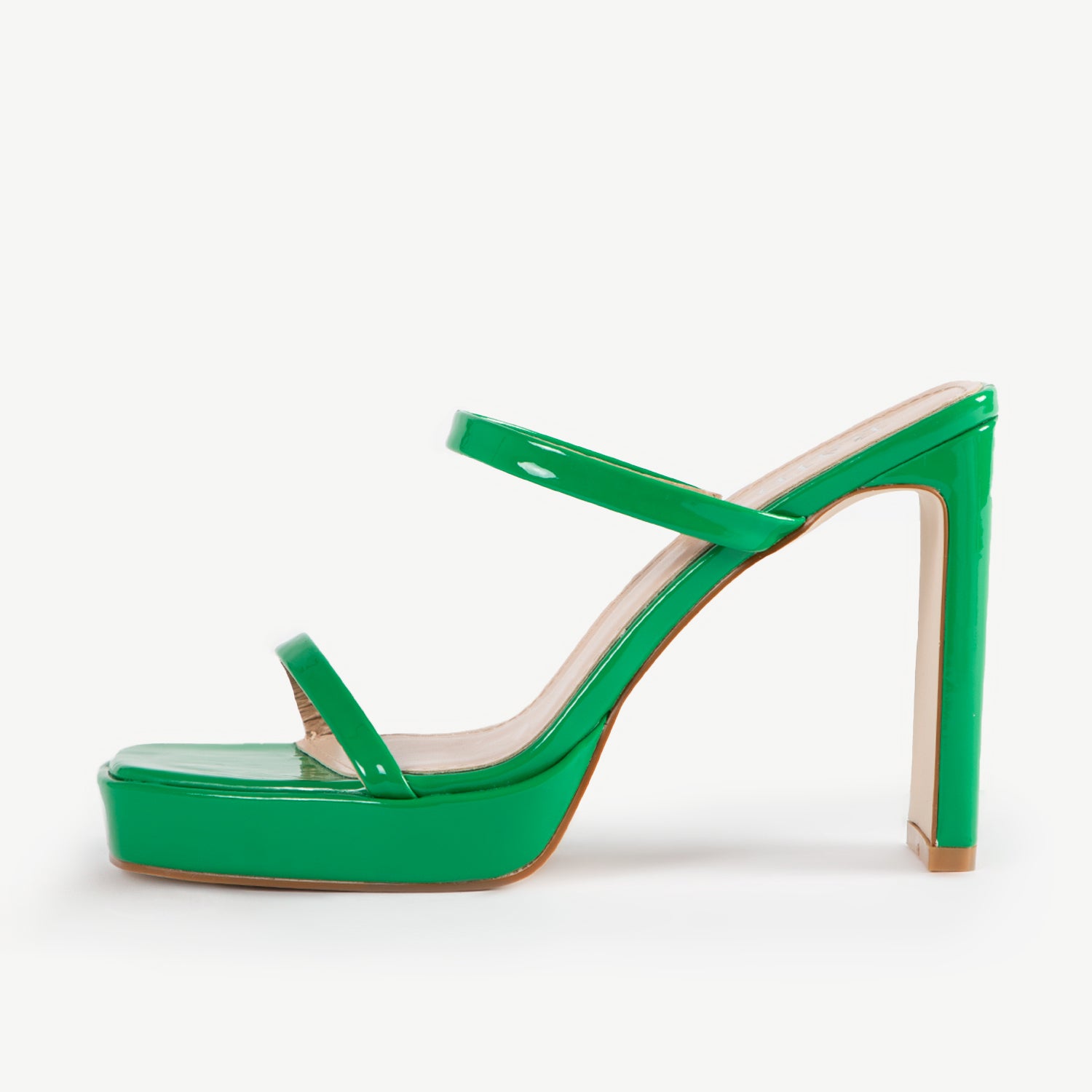 RAID Genica Heeled Mule in Green