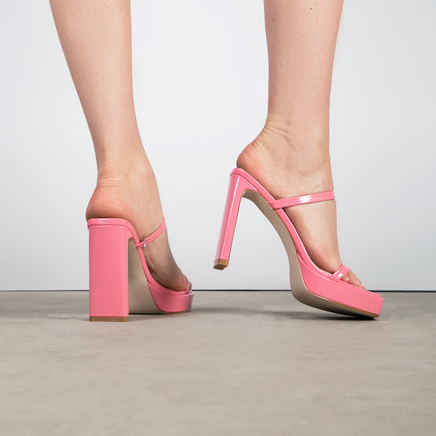 RAID Genica Heeled Mule in Pink