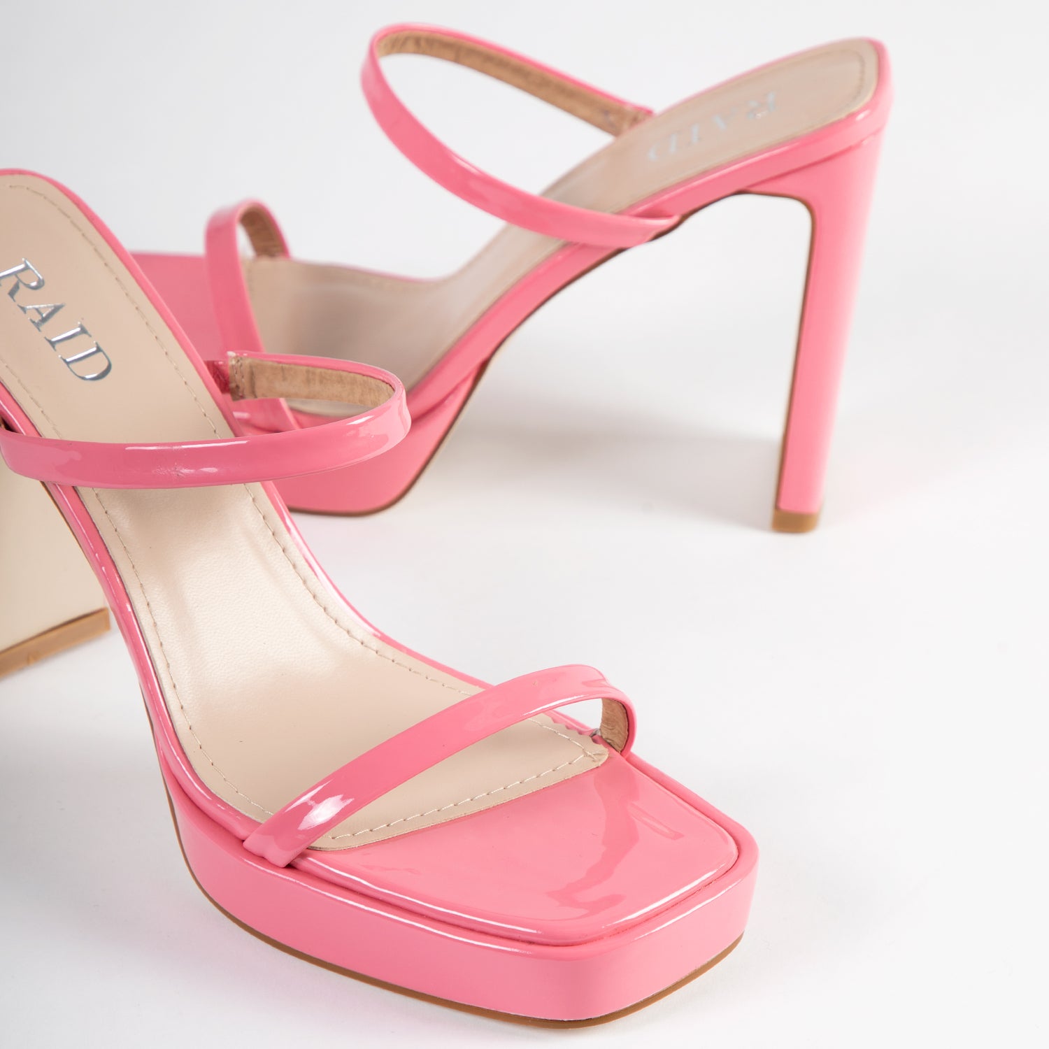 RAID Genica Heeled Mule in Pink