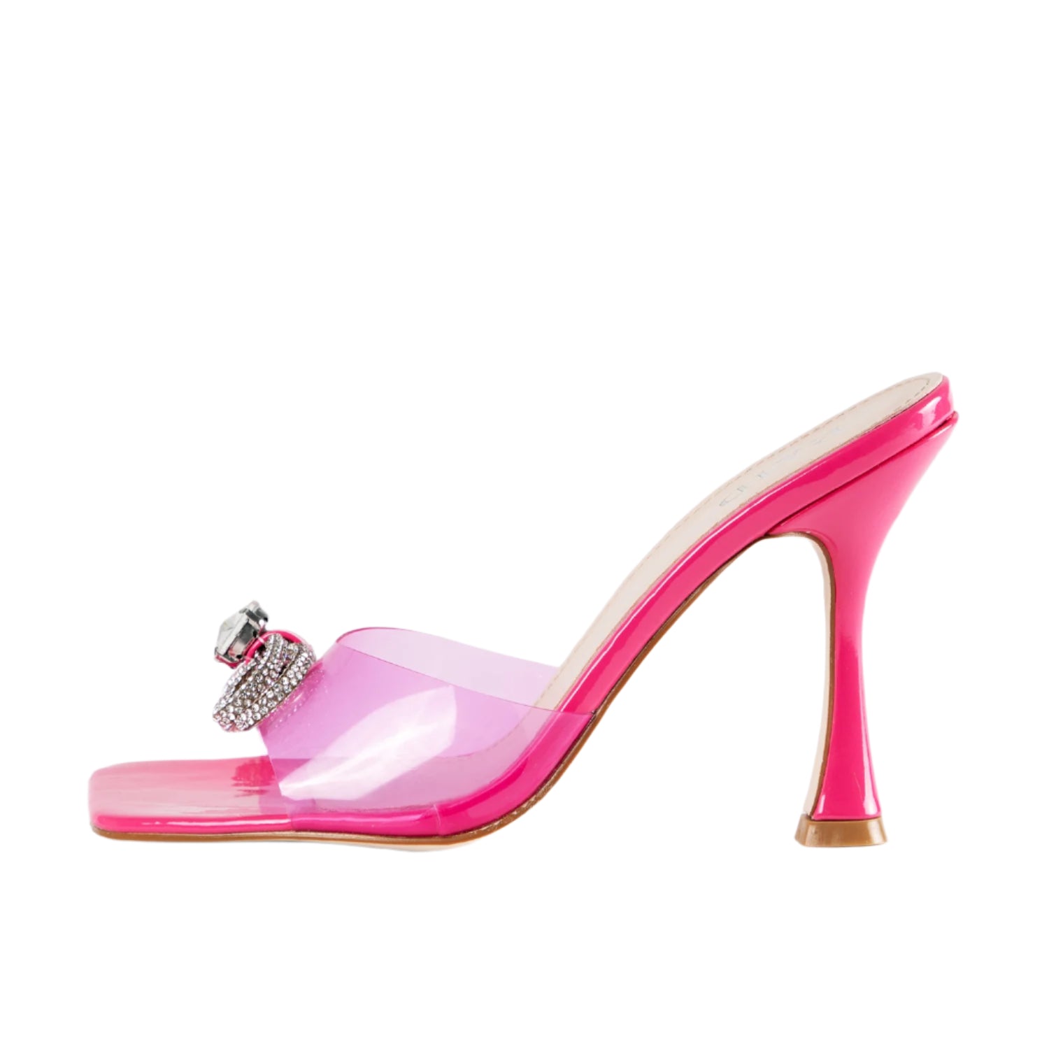 RAID Isha Heeled Mule in Pink Per Pi Pa