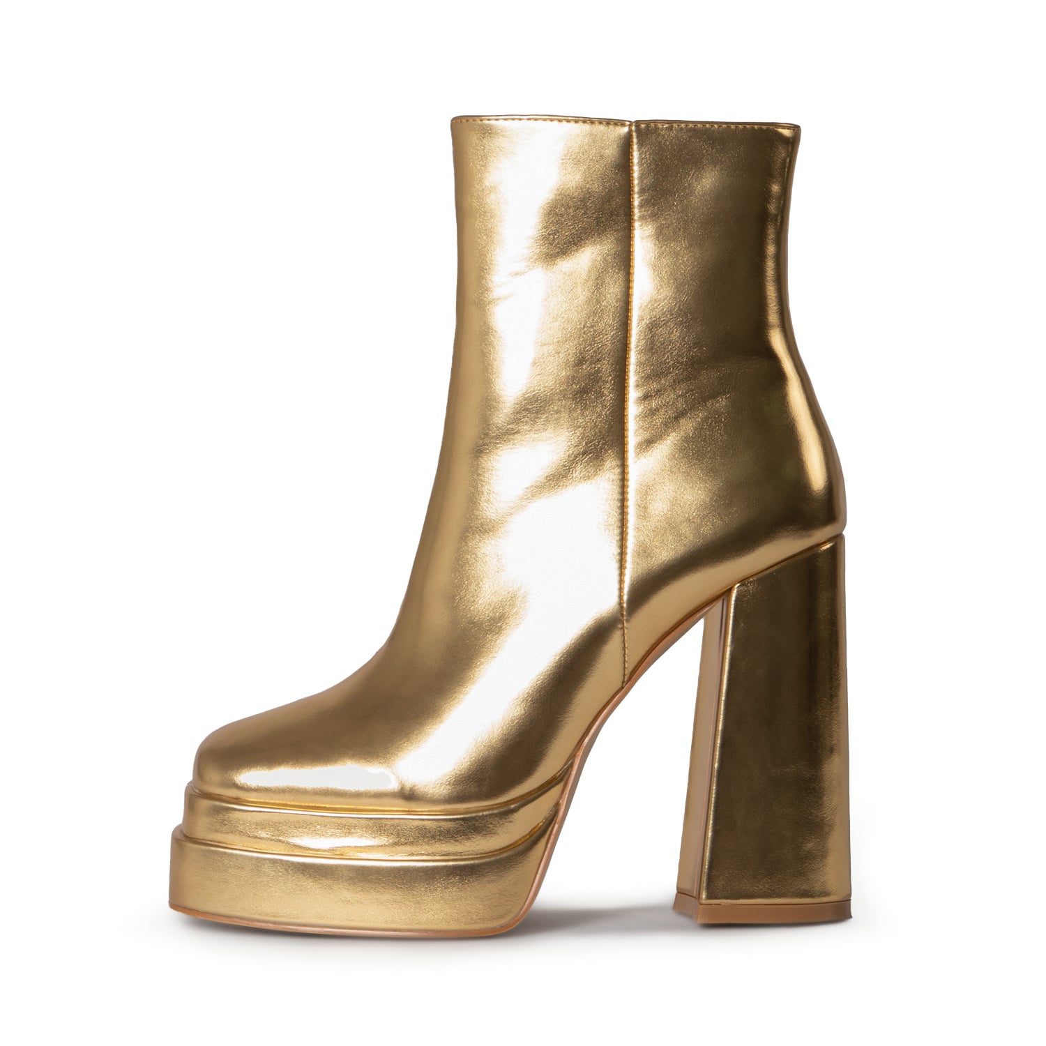 RAID Jadine Ankle Boot in Gold