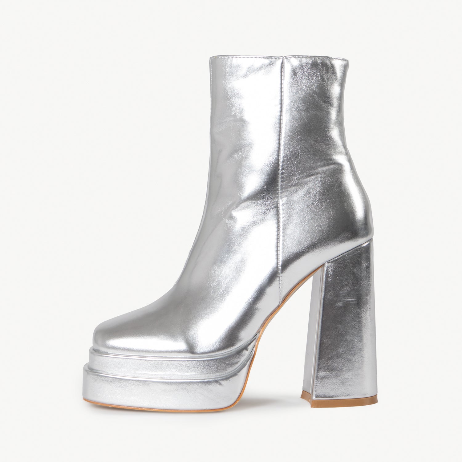 RAID Jadine Ankle Boot in Silver