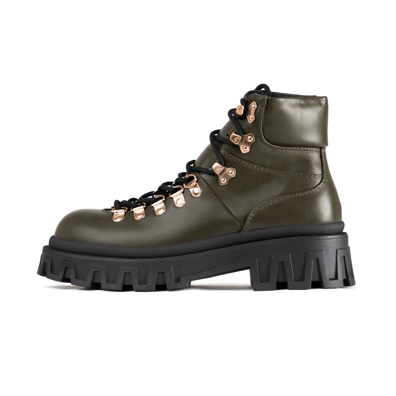 RAID Maple Chunky Hiker Boots in Khaki