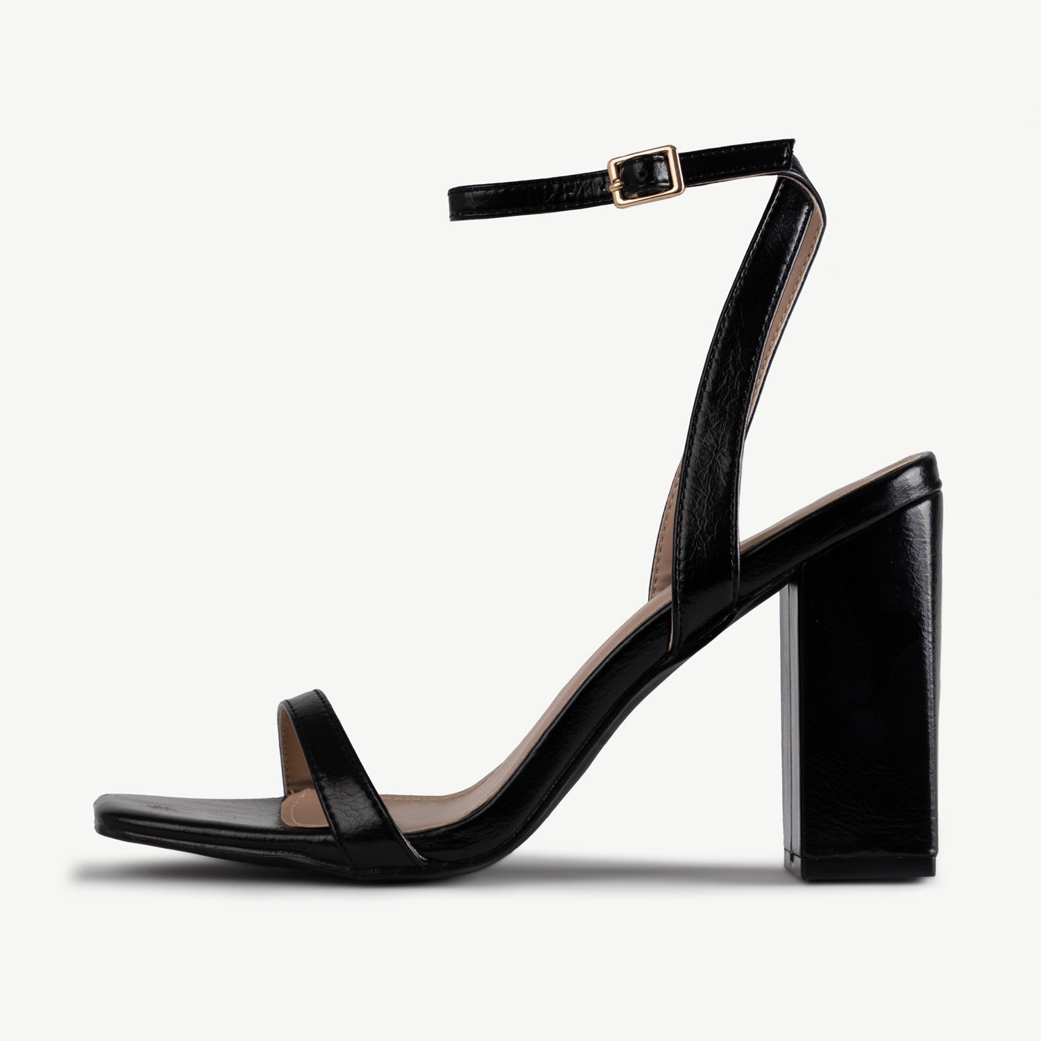 RAID Sabina Block Heeled Sandal in Black