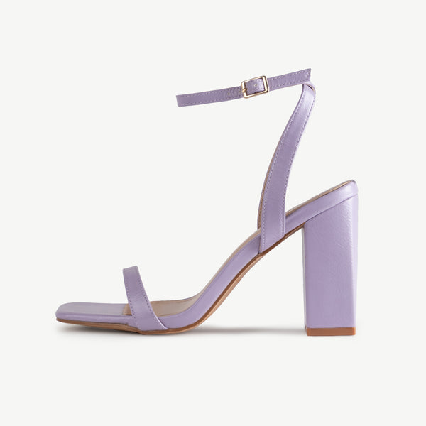 RAID Sabina Block Heeled Sandal in Lilac