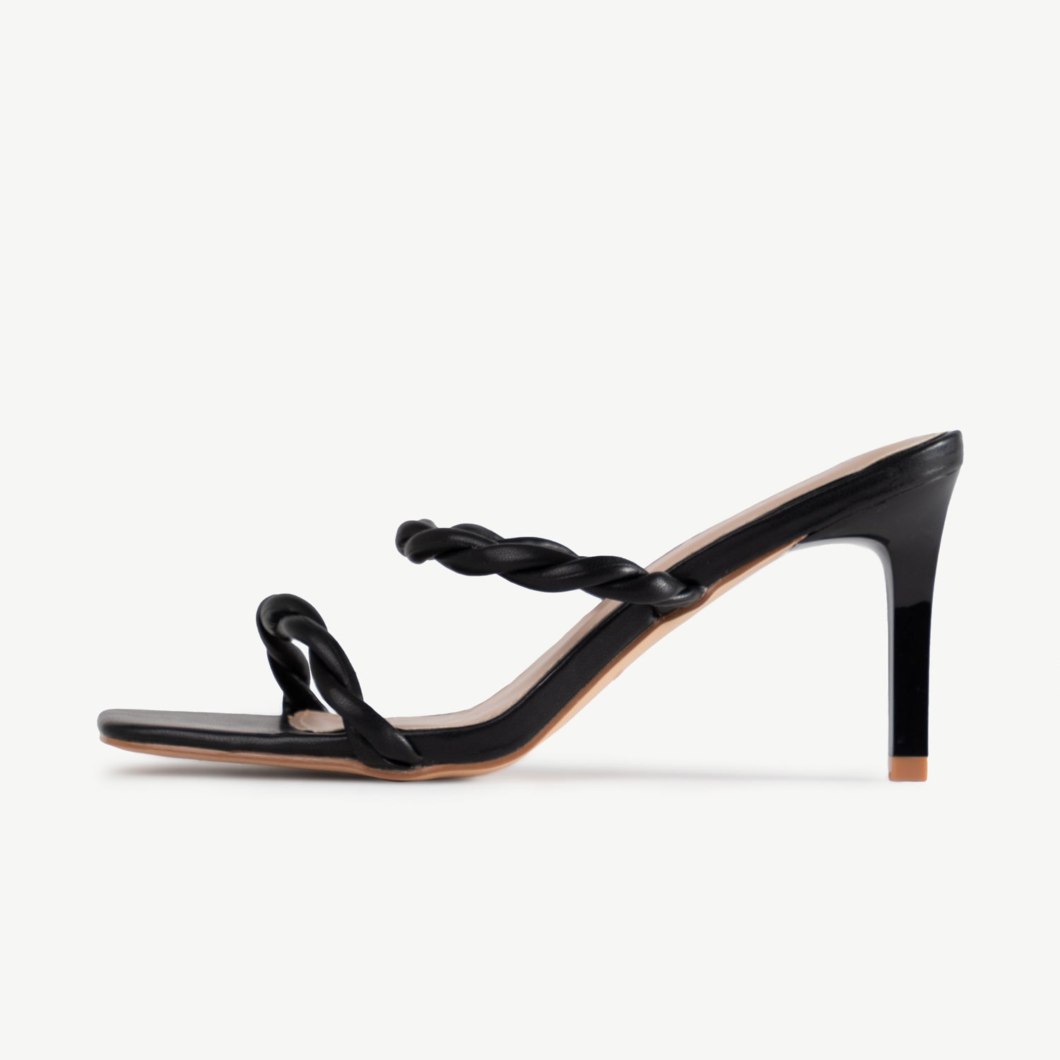 RAID Sameera Heeled Mule in Black