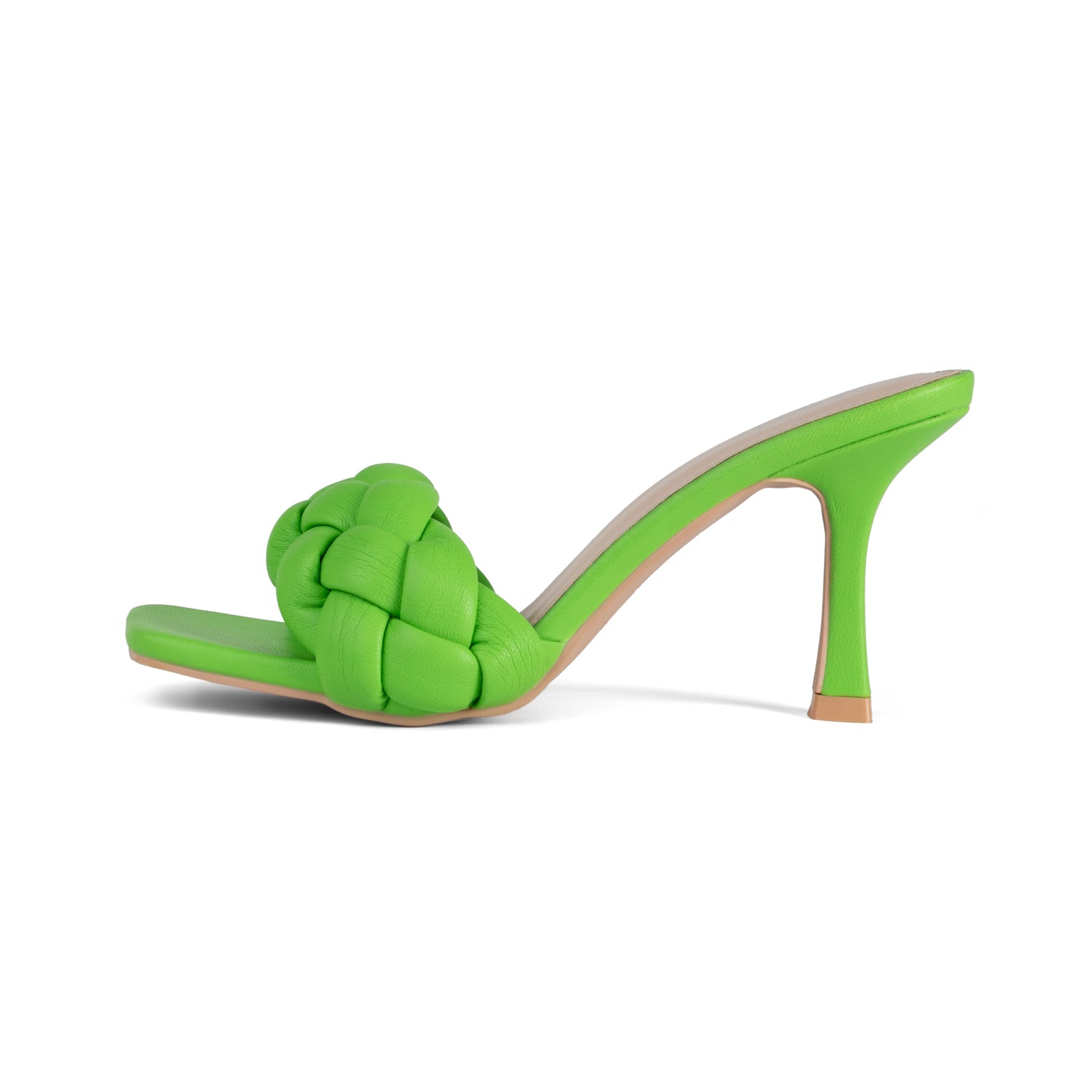 RAID Sandra Padded Mule in Apple Green