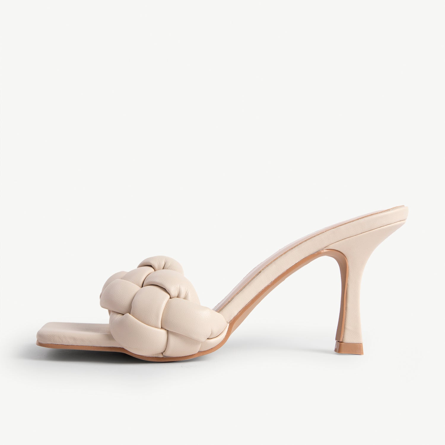 RAID Sandra Padded Mule in Off White