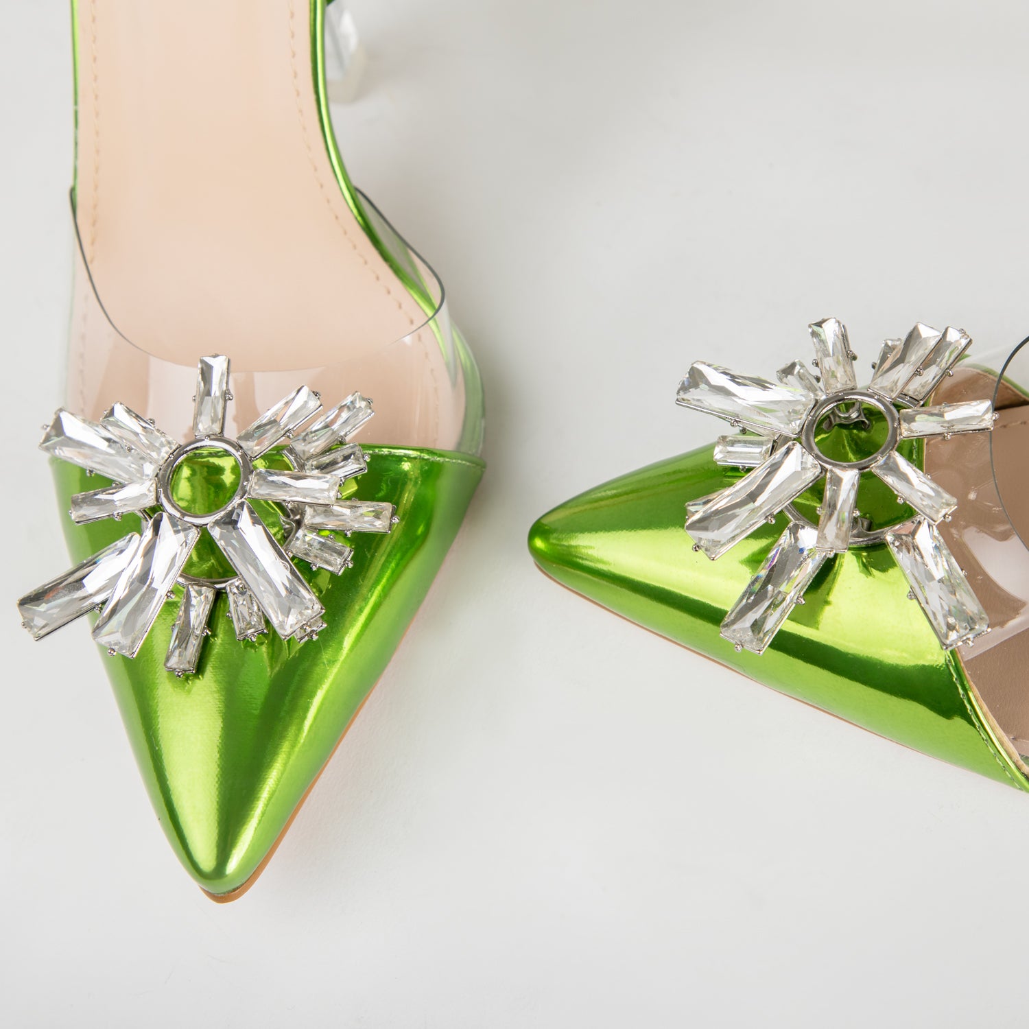 RAID Stessy Heeled Sandals in Green