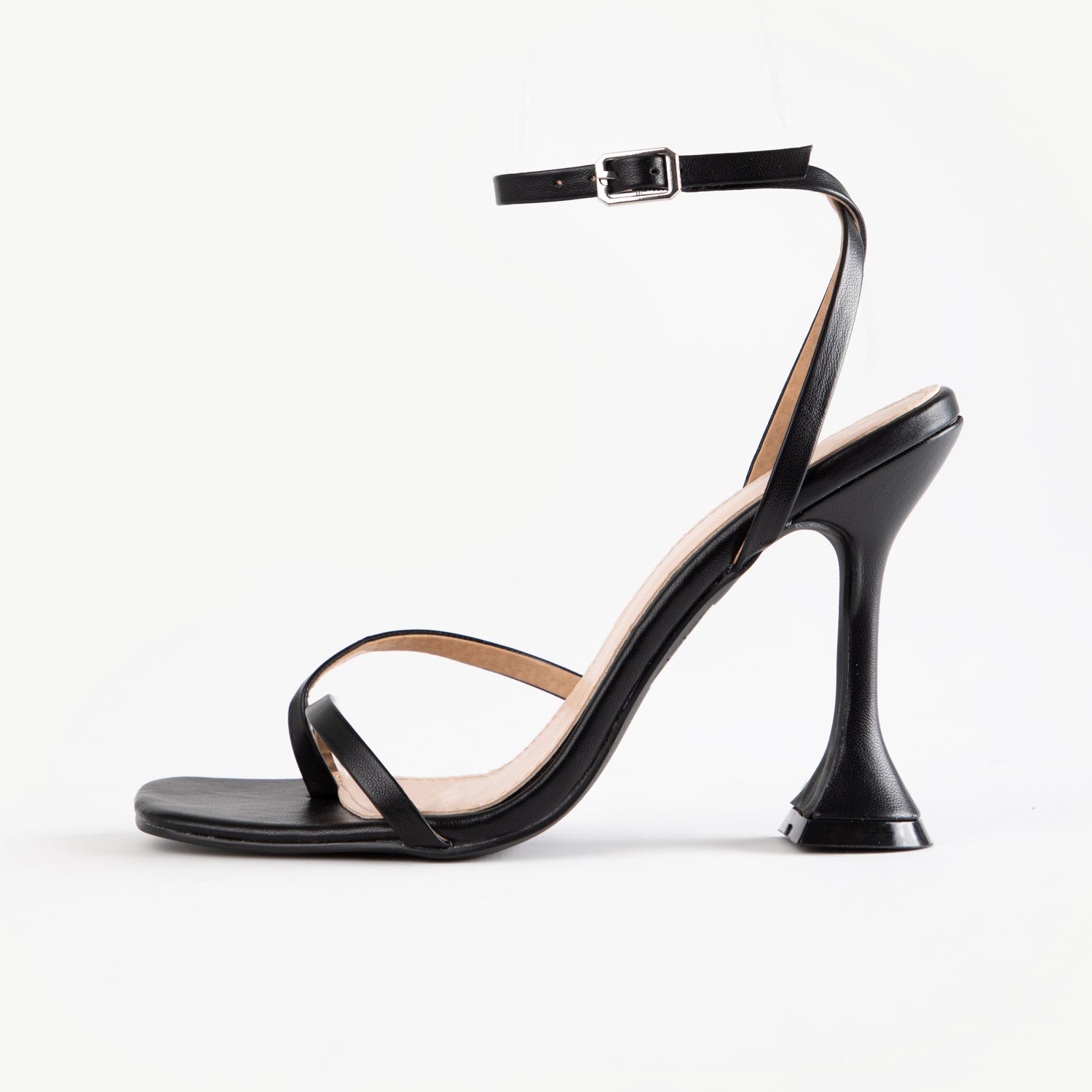 RAID Trevia Heeled Sandal in Black