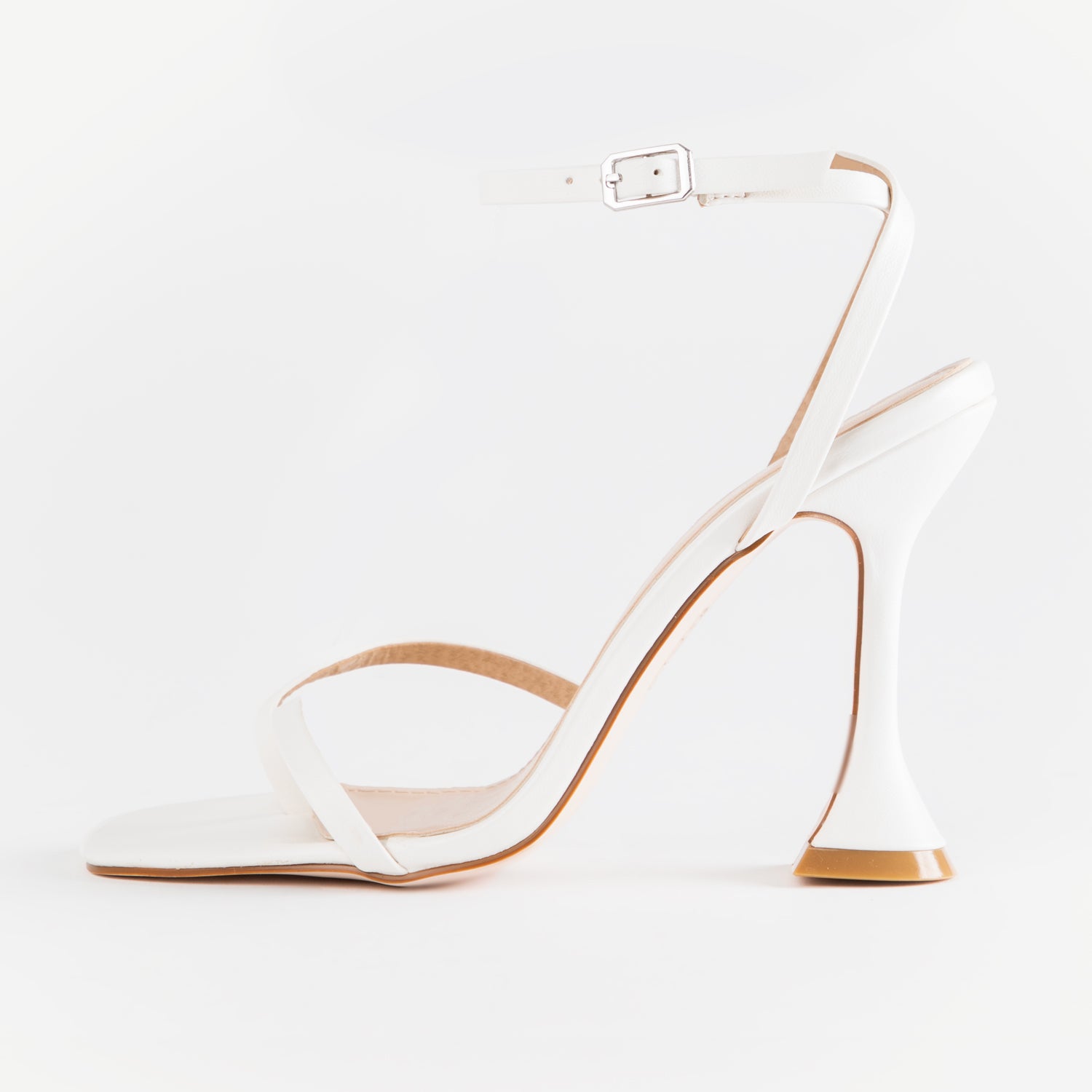 RAID Trevia Heeled Sandal in White