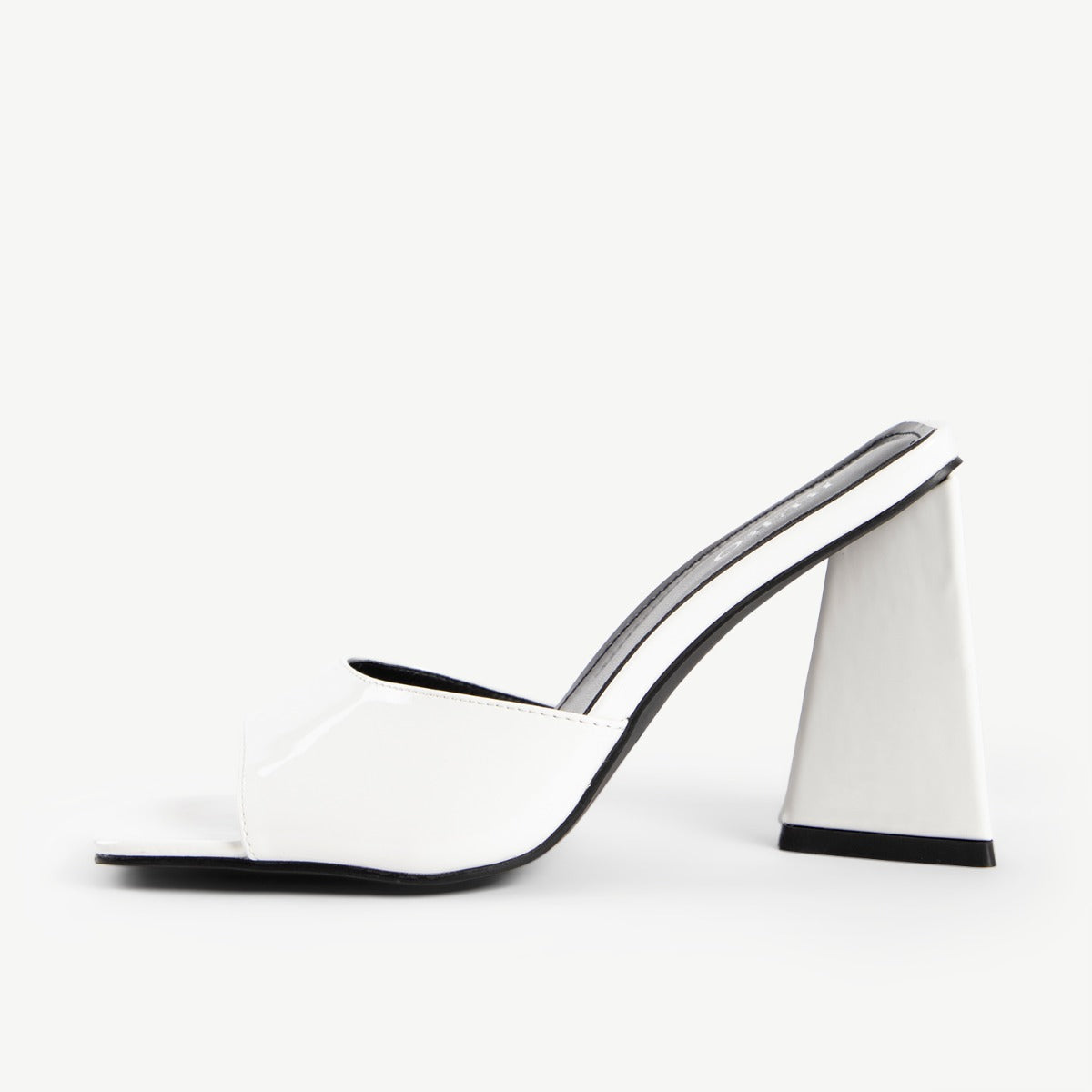 BEBO Kyrah Heeled Mule in White