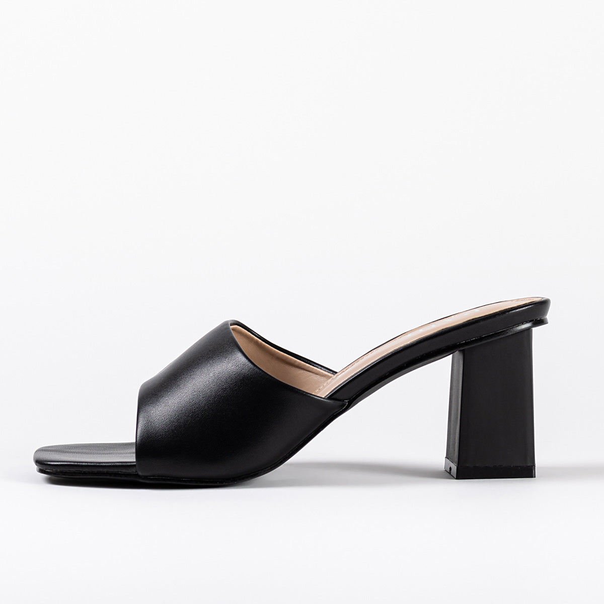 RAID Pia Heeled Mule in Black