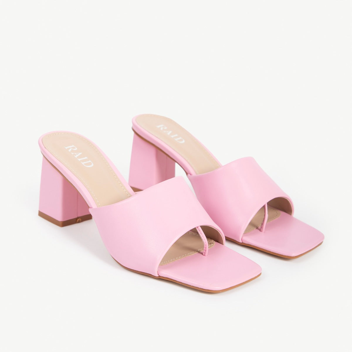 RAID Pia Heeled Mule in Pink