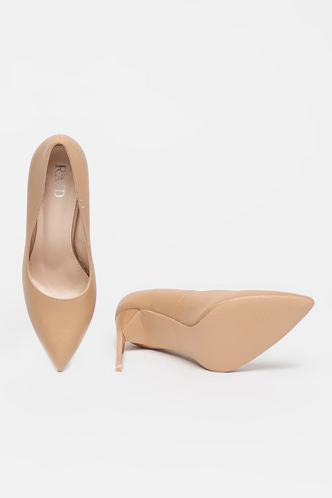 RAID Antix Court Heel in Camel Pu