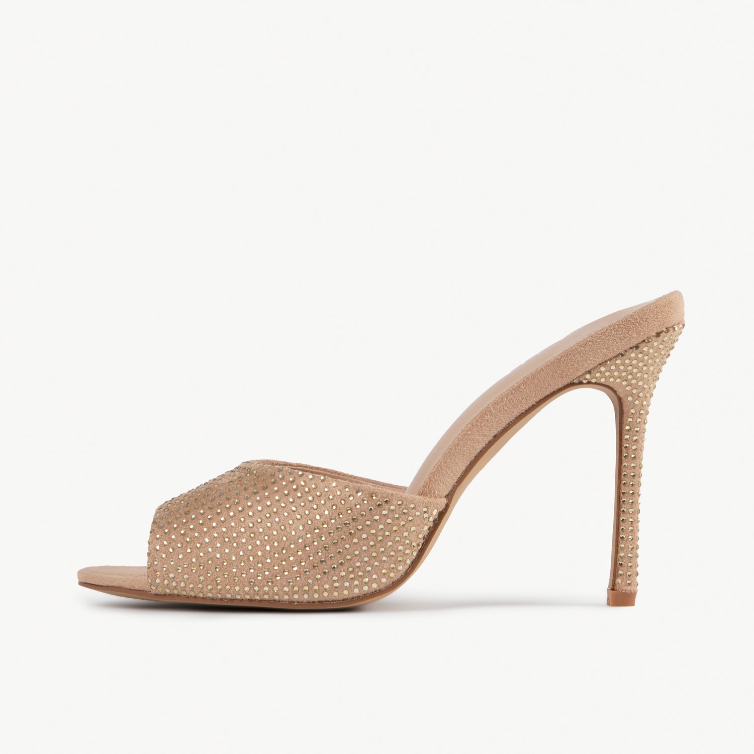 RAID Aamirah Heeled Mule in Nude