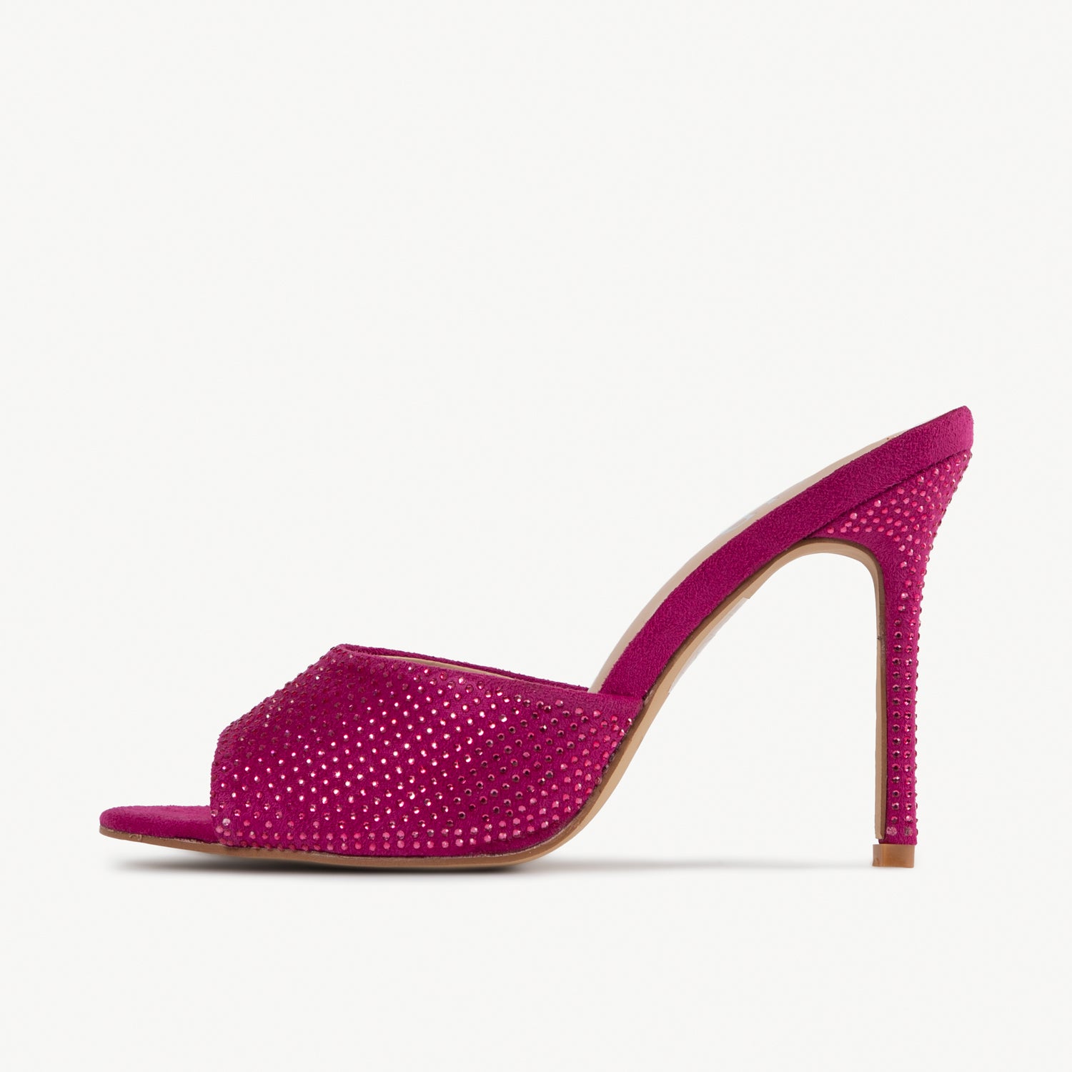 RAID Aamirah Heeled Mule in Dark Pink