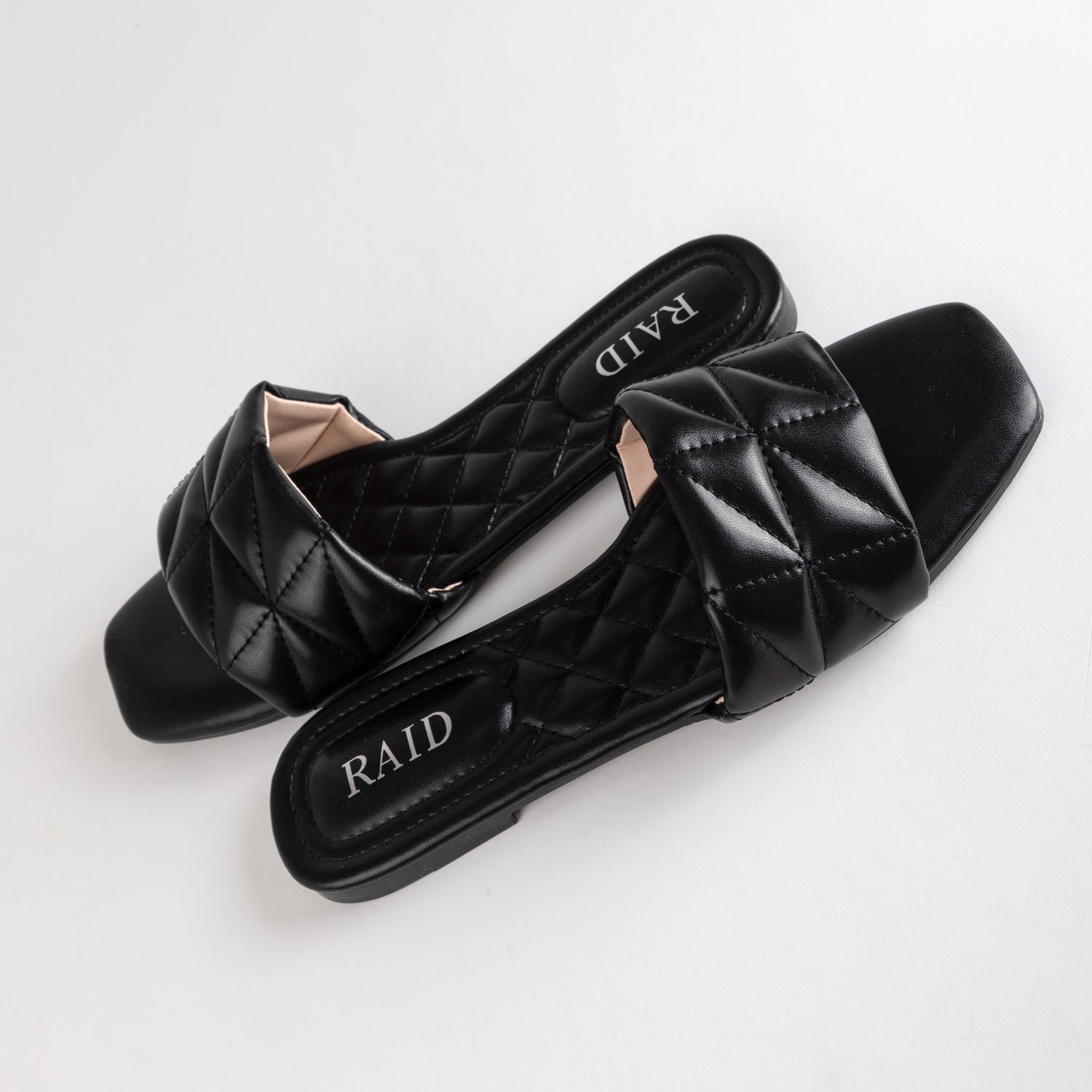 RAID Aerilyn Flat Mule in Black