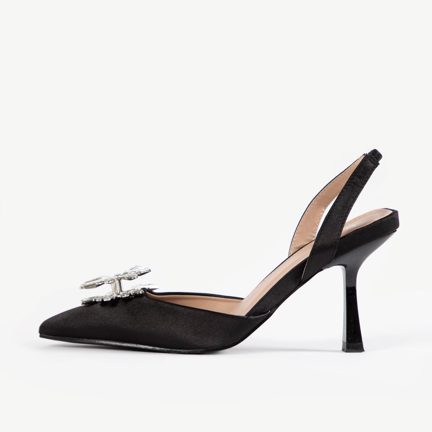 RAID Aisha Slingback Heeled Pump In Black