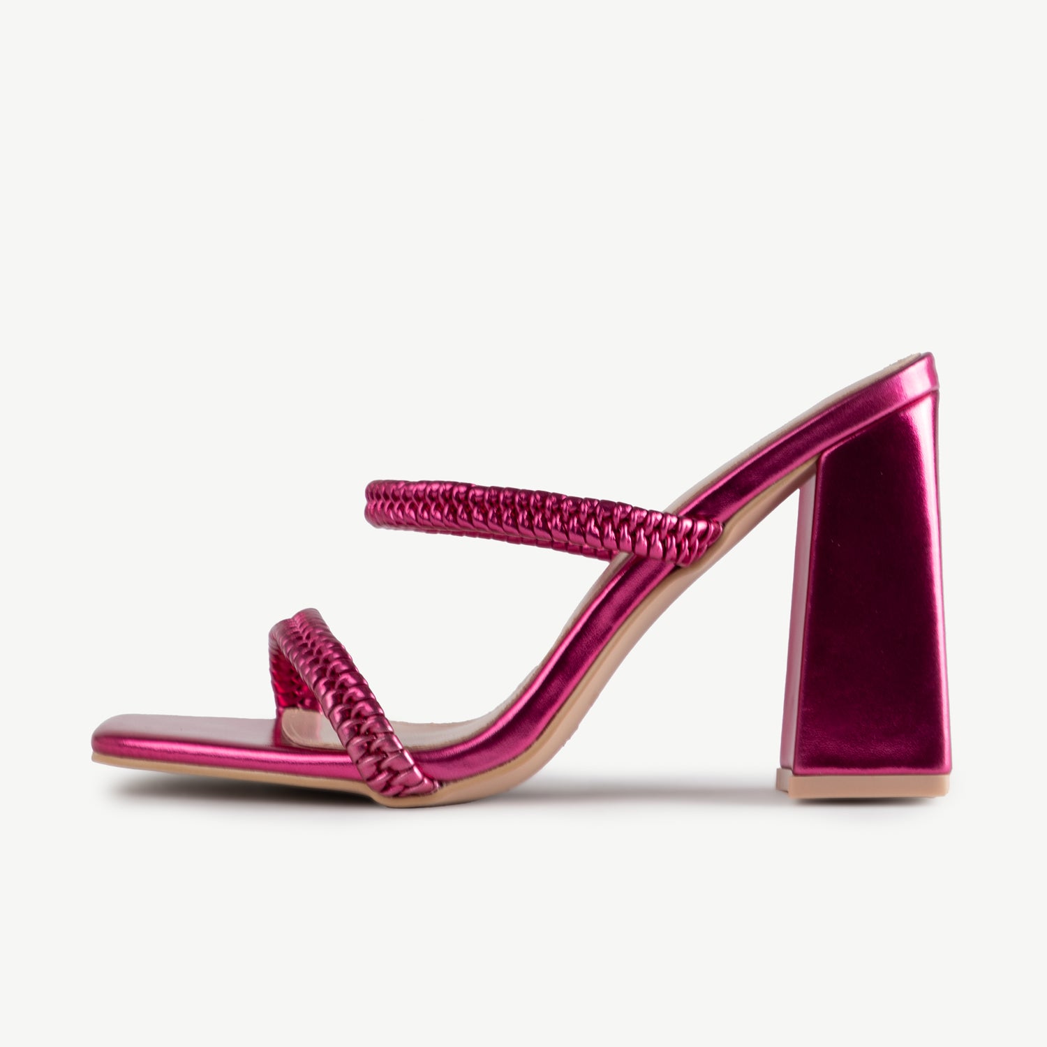 RAID Alyra Block Heeled Mule in Pink