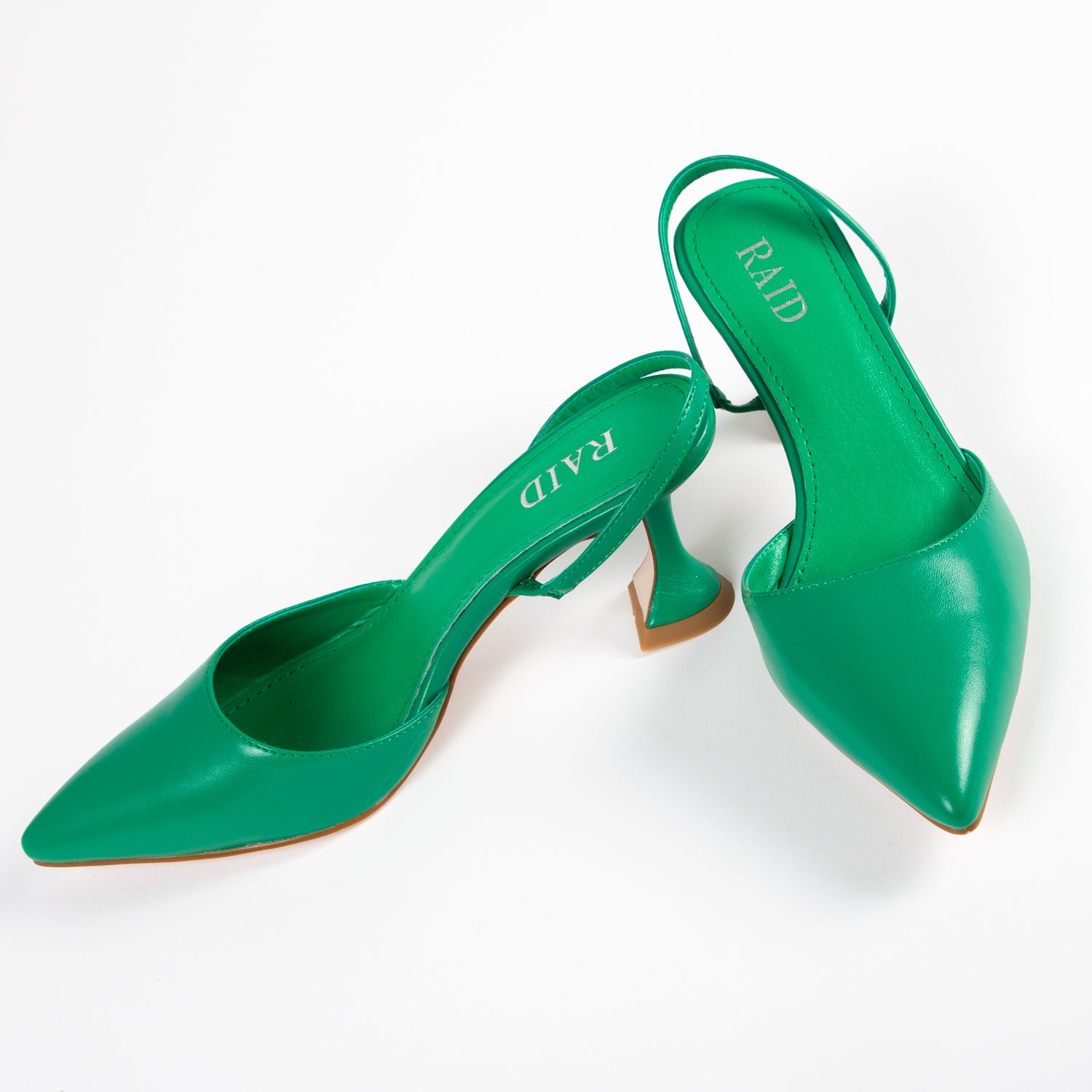 RAID Alyx Slingback Pump in Green