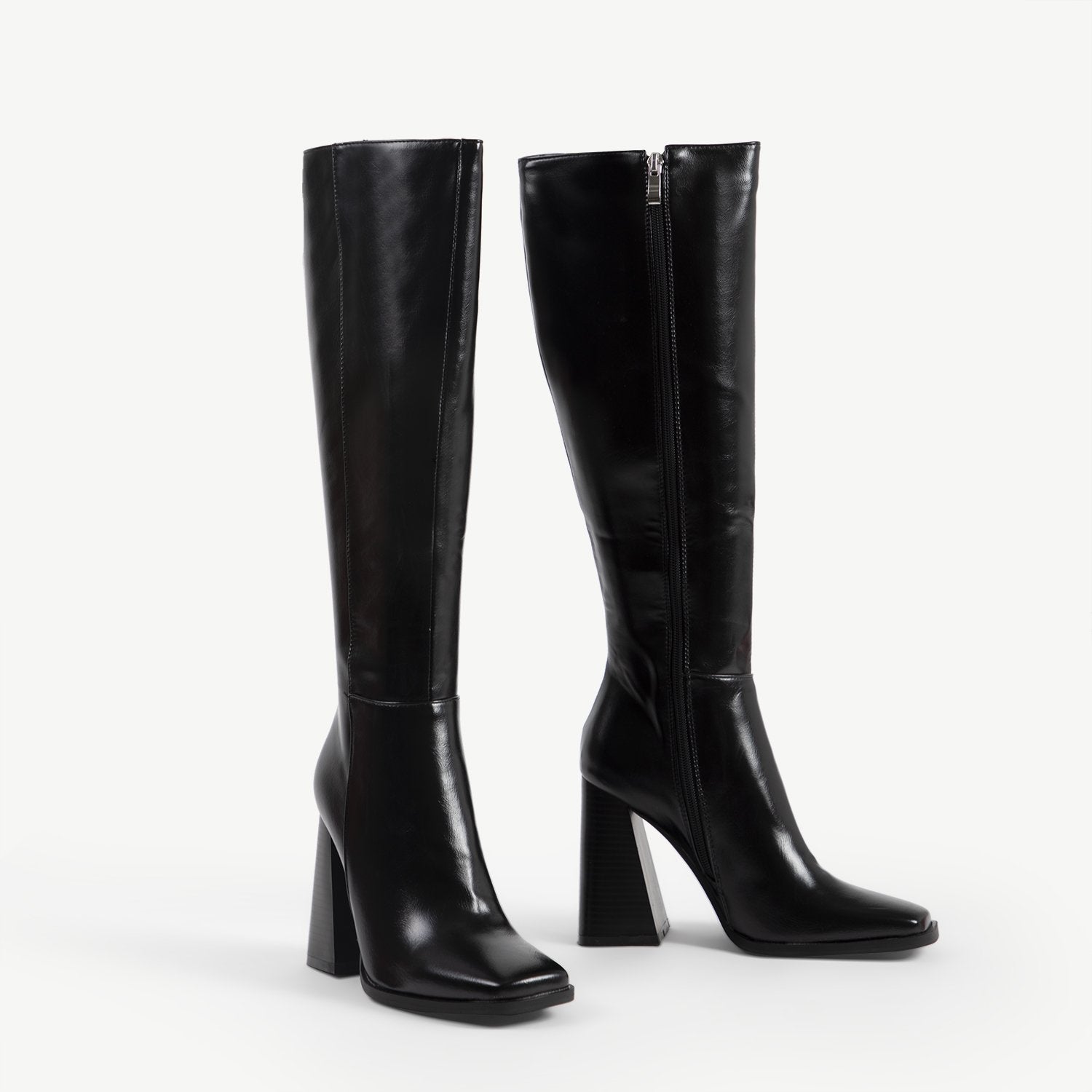 RAID Analeah Block Heeled Boot in Black