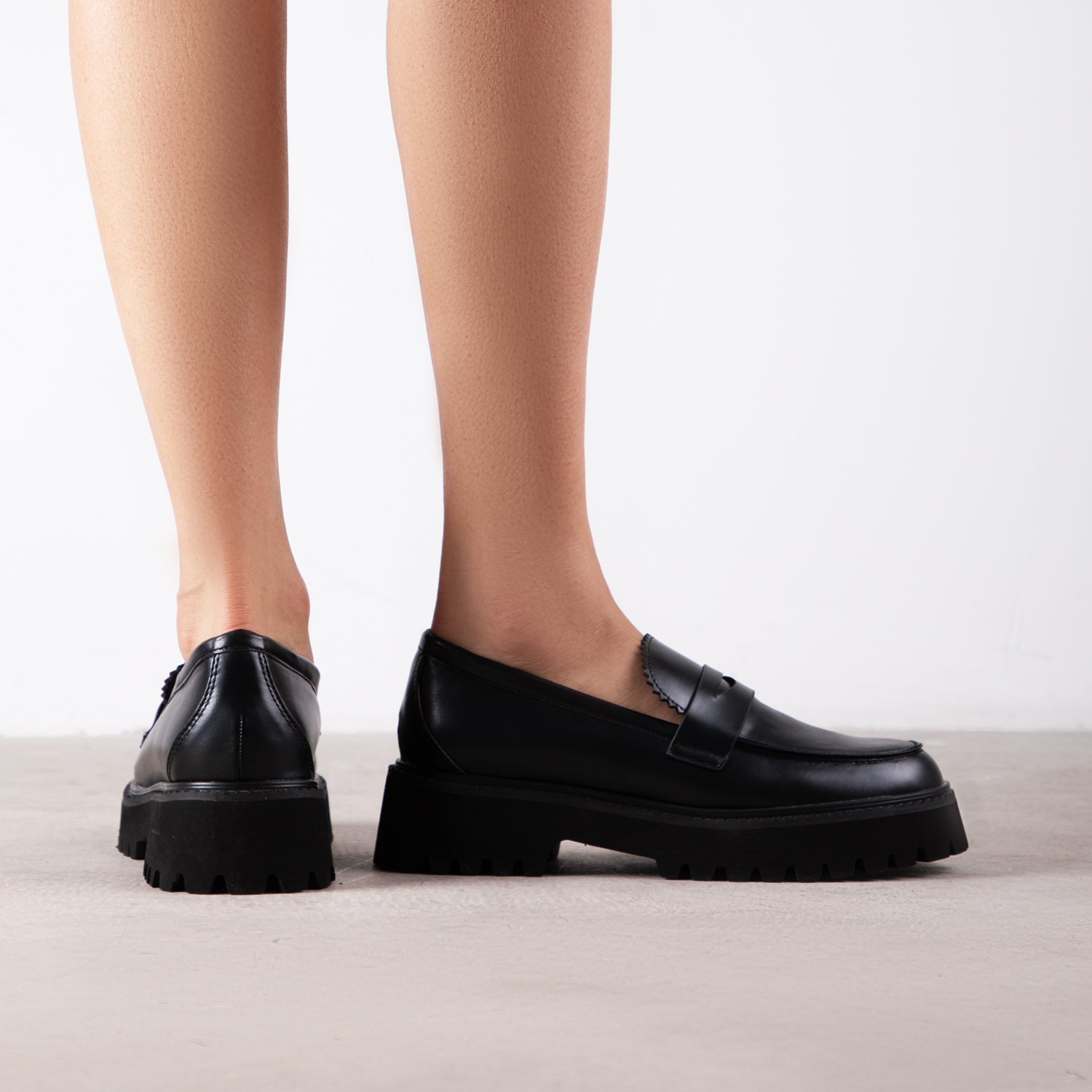 RAID Astra Loafer in Black PU