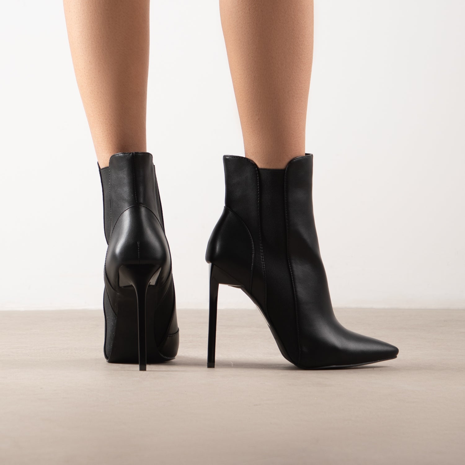 RAID Axelle Stiletto Ankle Boot in Black