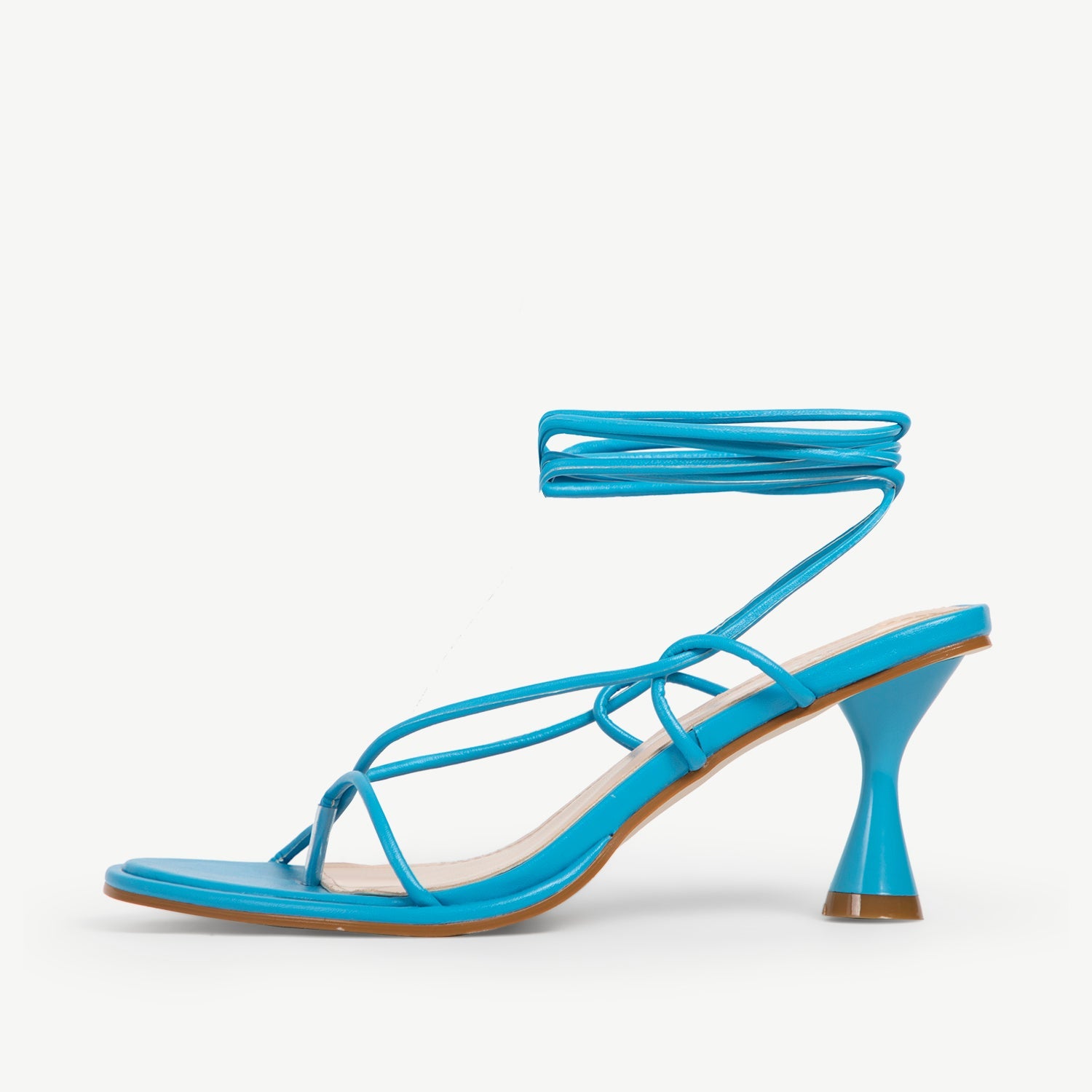 RAID Aydin Lace up Heel in Blue