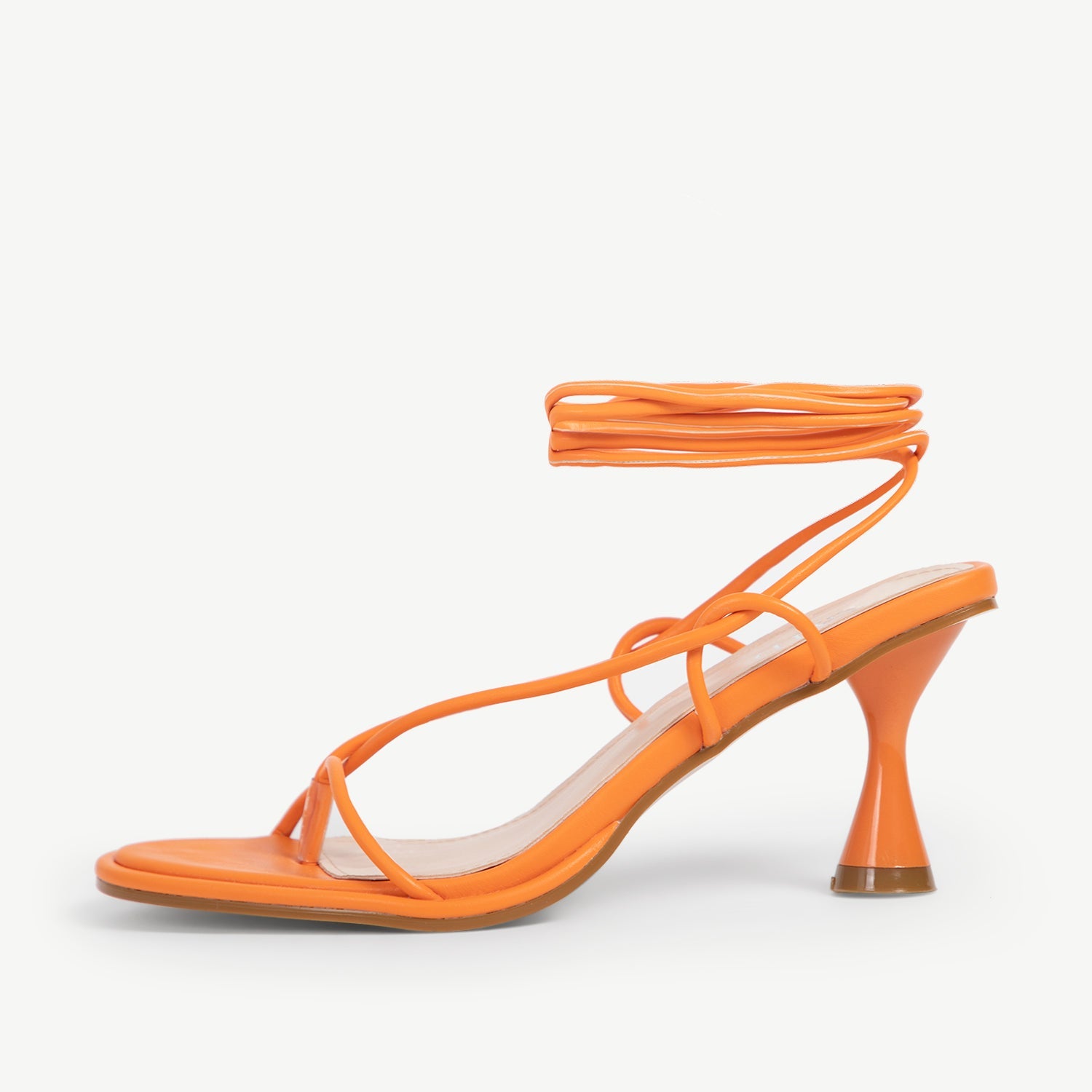 RAID Aydin Lace up Heel in Orange