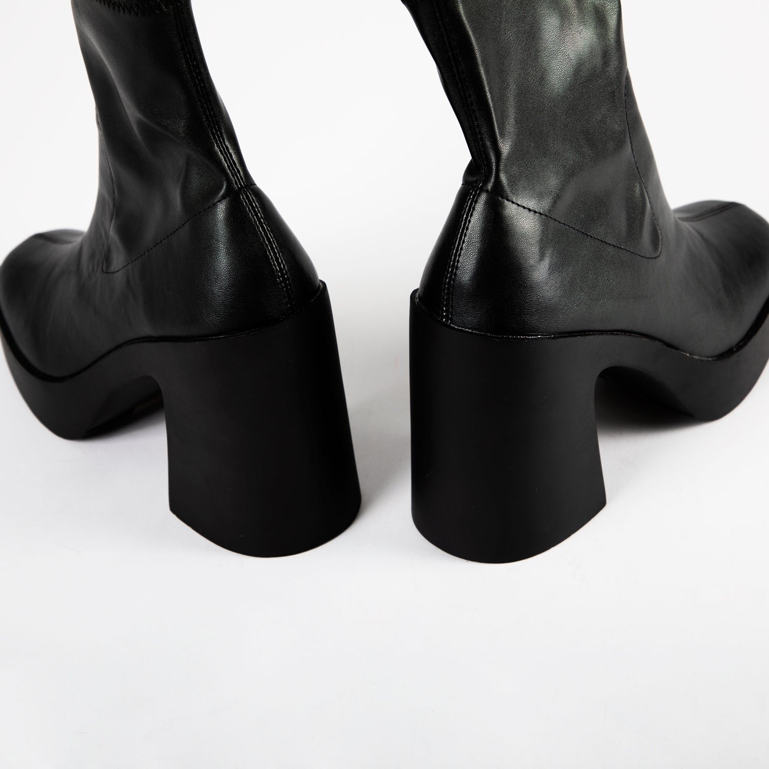 RAID Beena Platform Ankle Boot in Black