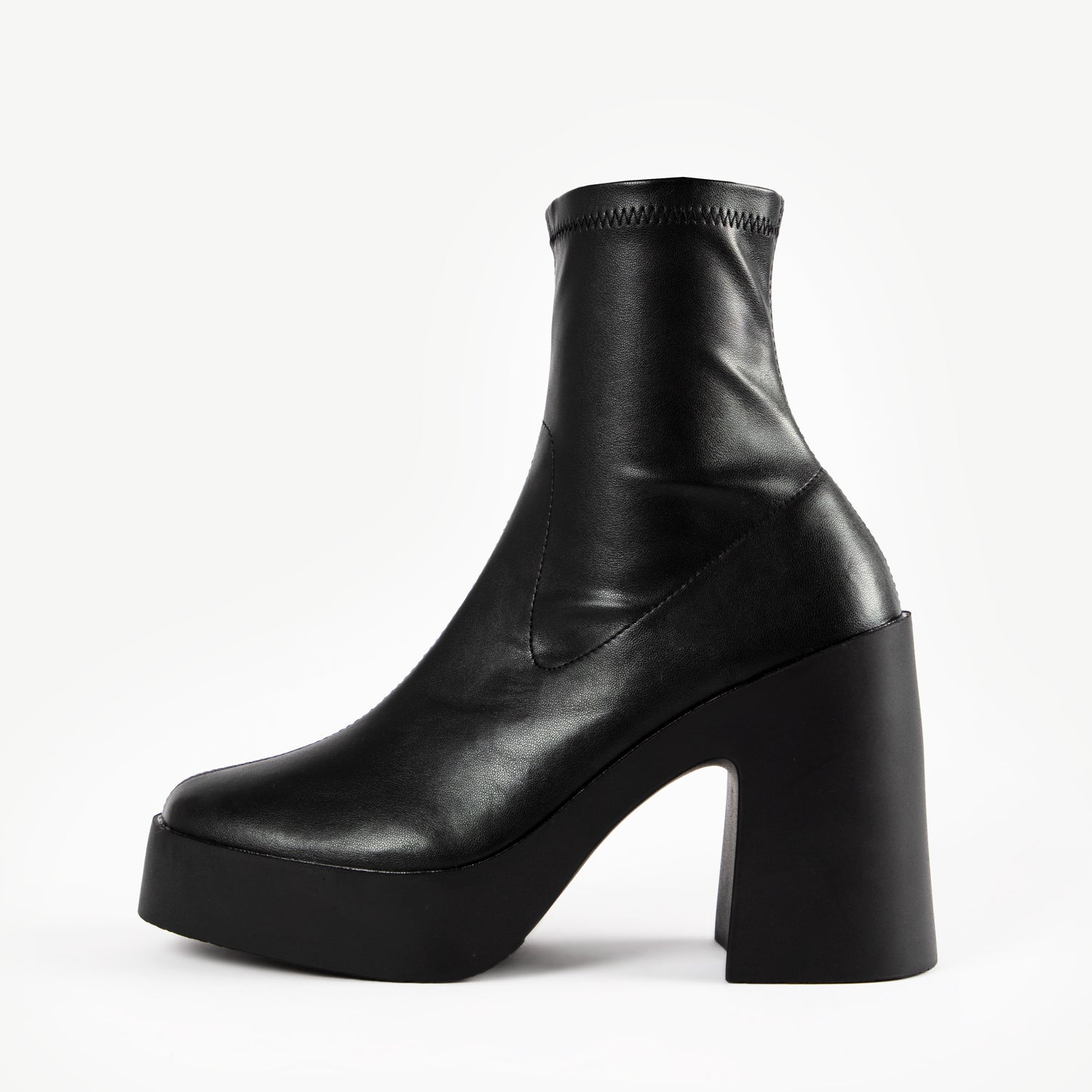 RAID Beena Platform Ankle Boot in Black