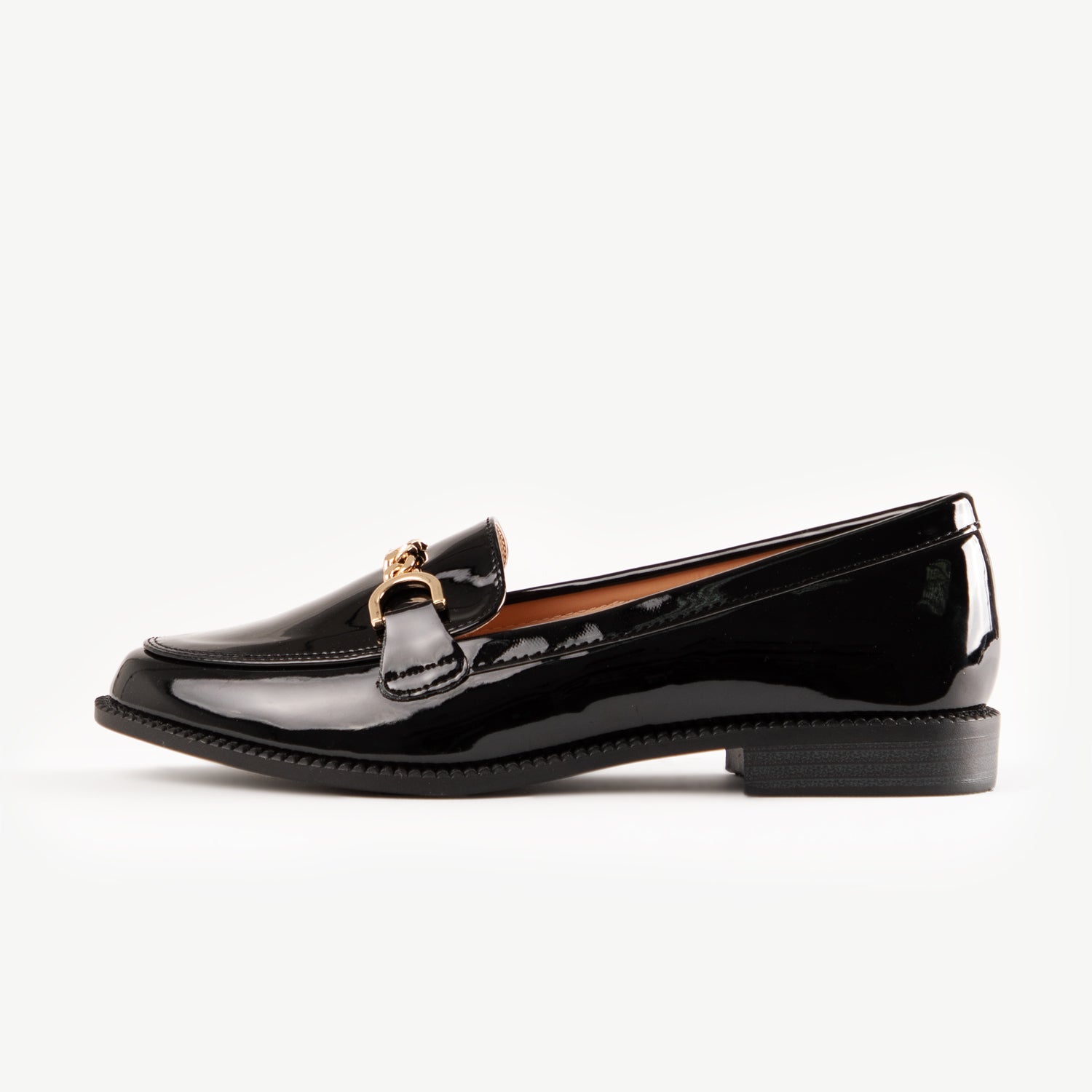 RAID Chanteline Loafer in Black Patent