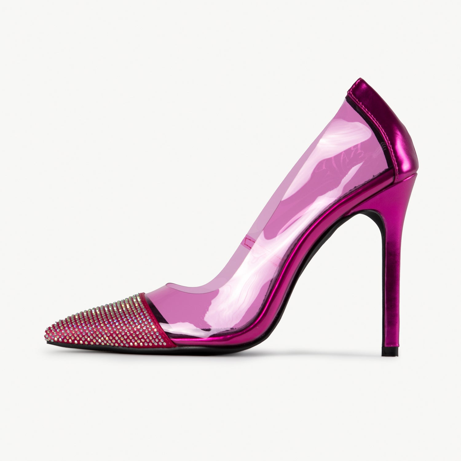 RAID Edenn Court Heel In Fuchsia Pink