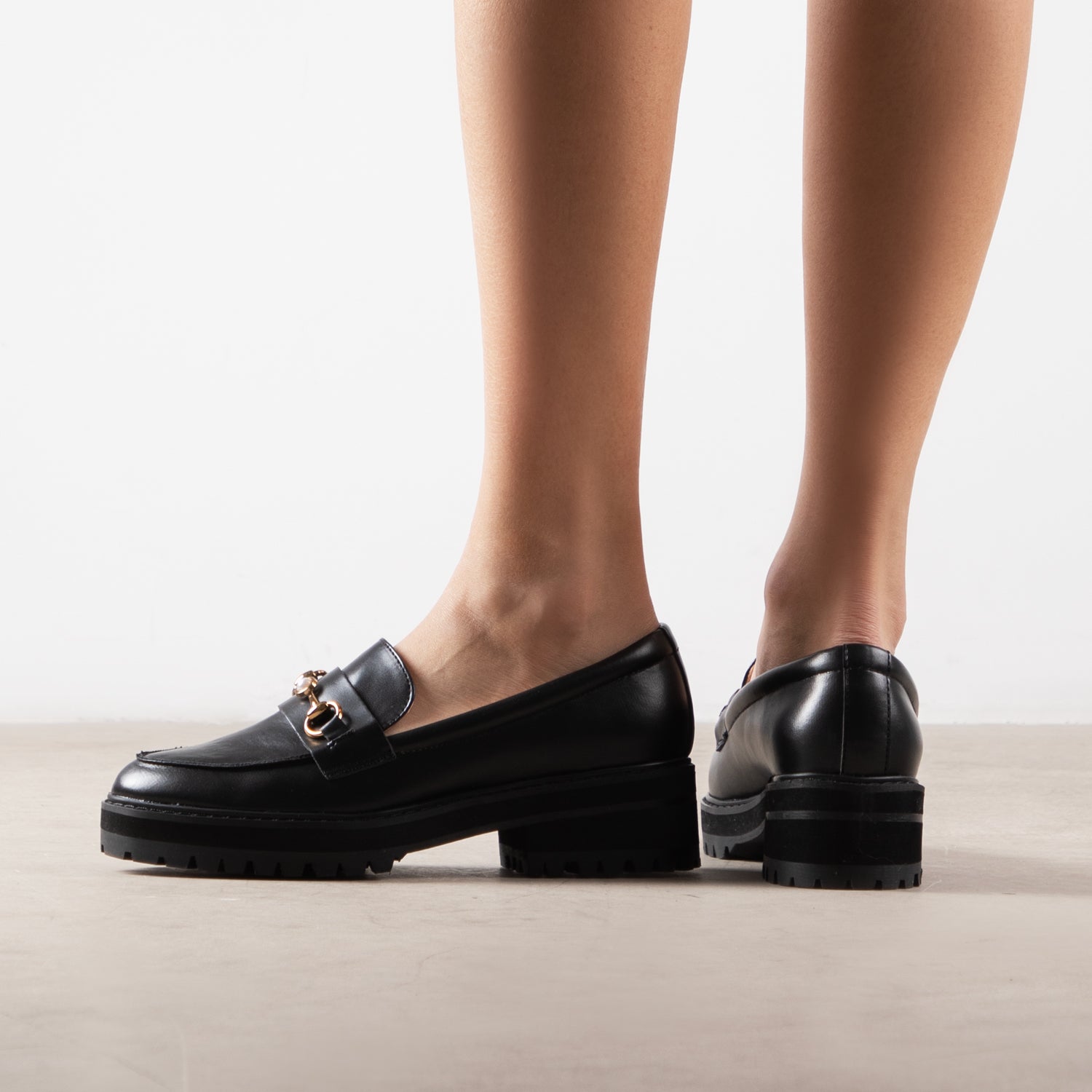 RAID Emma Chunky Loafer In Black