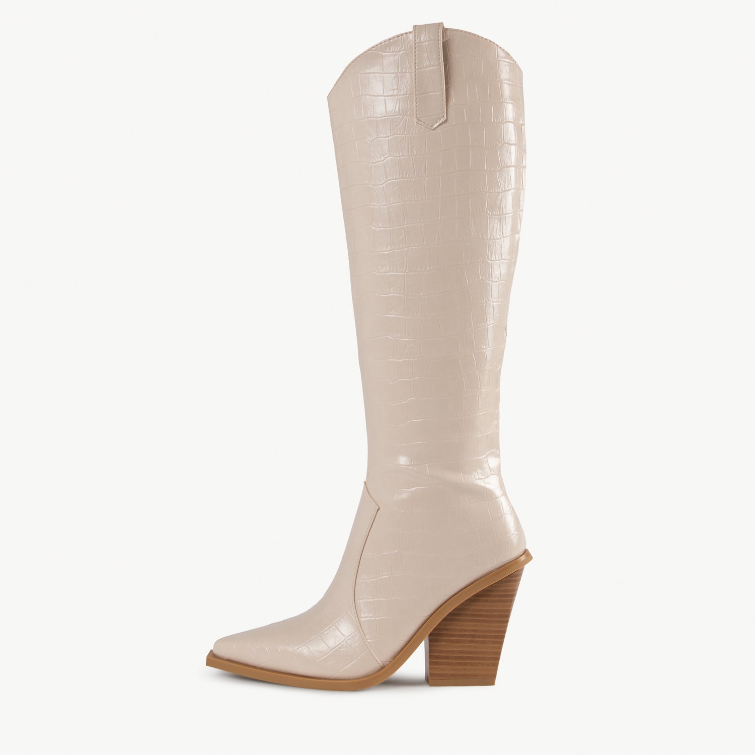 RAID Enrique Western Long Boot In Nude