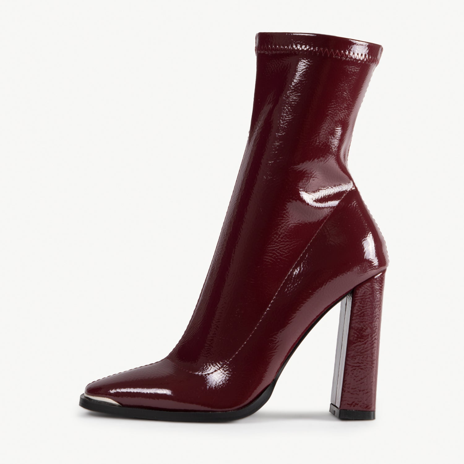 RAID Faith Ankle Boot in Dark Red